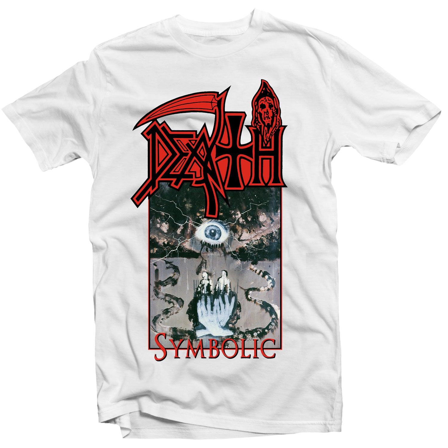 【レア】Death 「Symbolic」 Tシャツ　メンバー　サイン入　Lサイズ Death 
