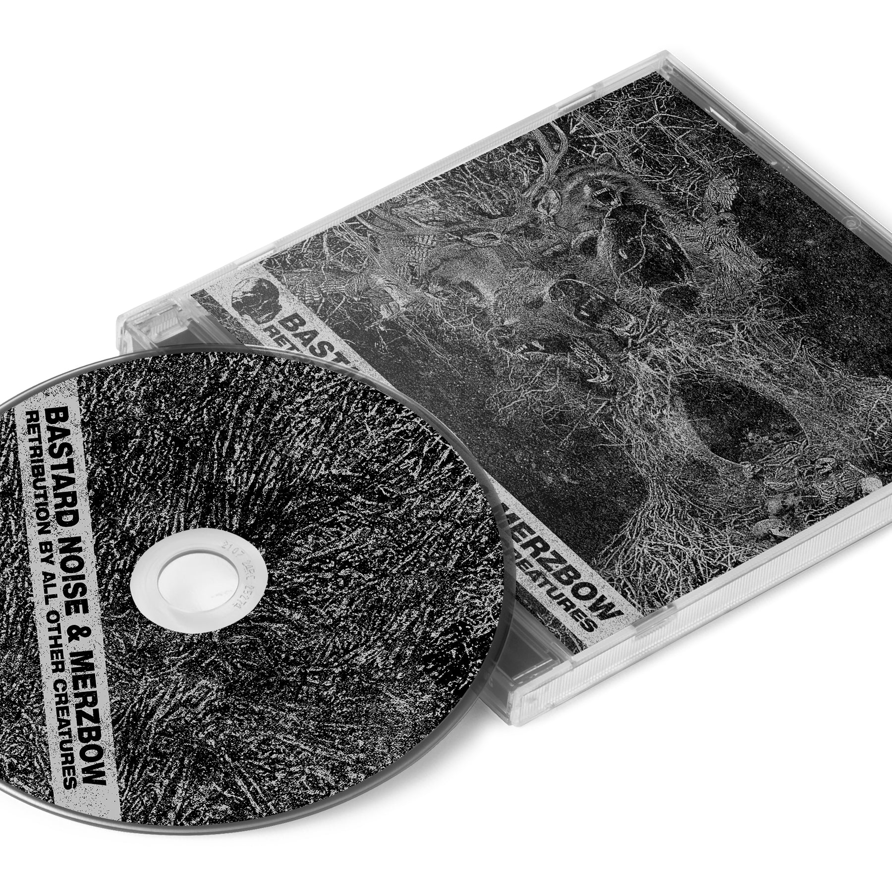 Bastard Noise / Merzbow "RETRIBUTION BY ALL OTHER CREATURES" CD