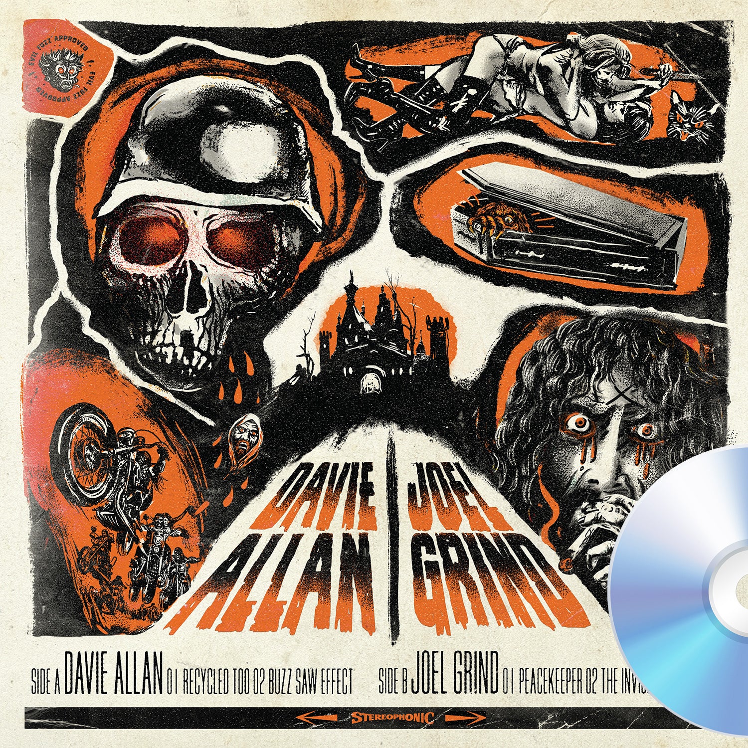 Davie Allan / Joel Grind "Split" CD