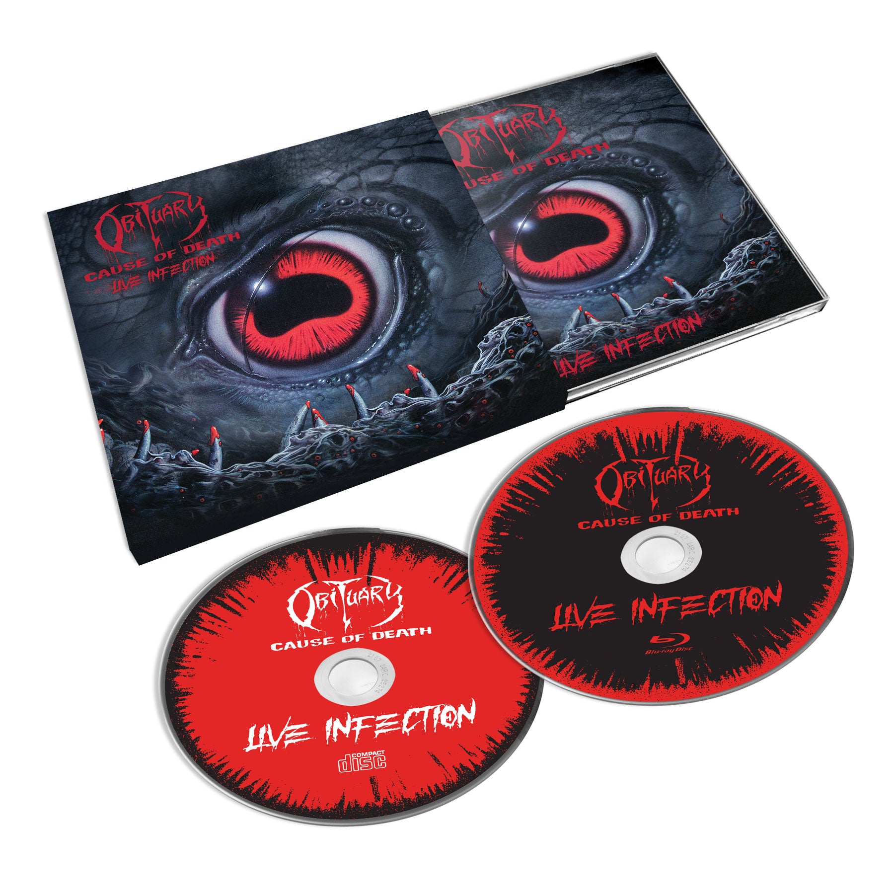 Obituary "Cause of Death - Live Infection" Blu-ray/CD