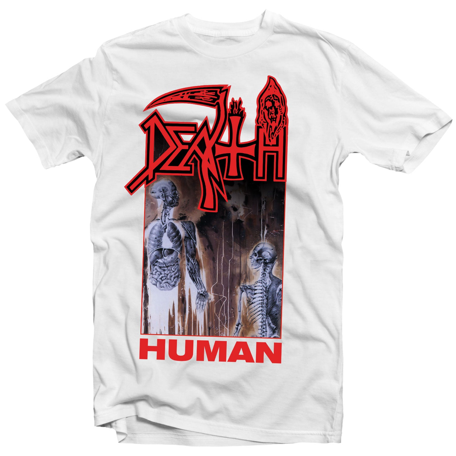 Death "Human (White)" T-Shirt