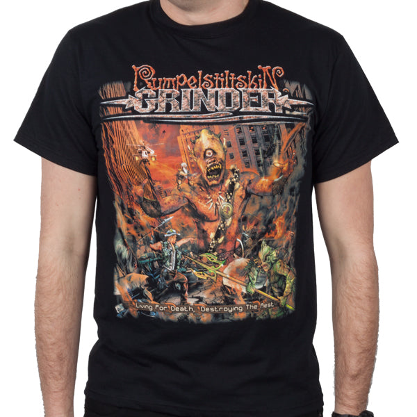 Rumpelstiltskin Grinder "Living for Death" TShirt Relapse Records