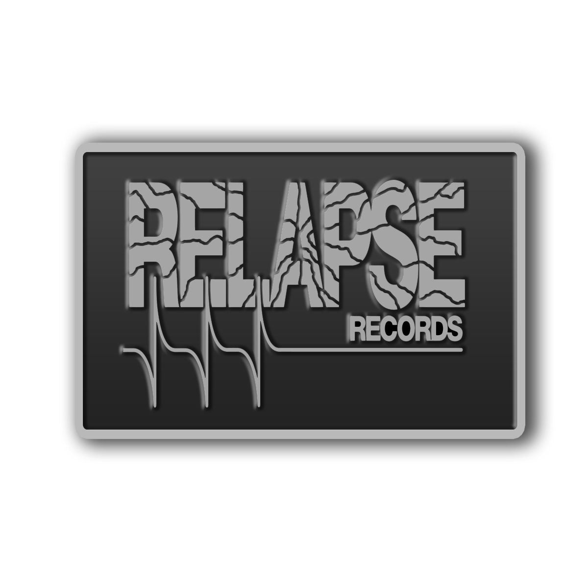 Relapse Records "Cracked Logo Enamel Pin"
