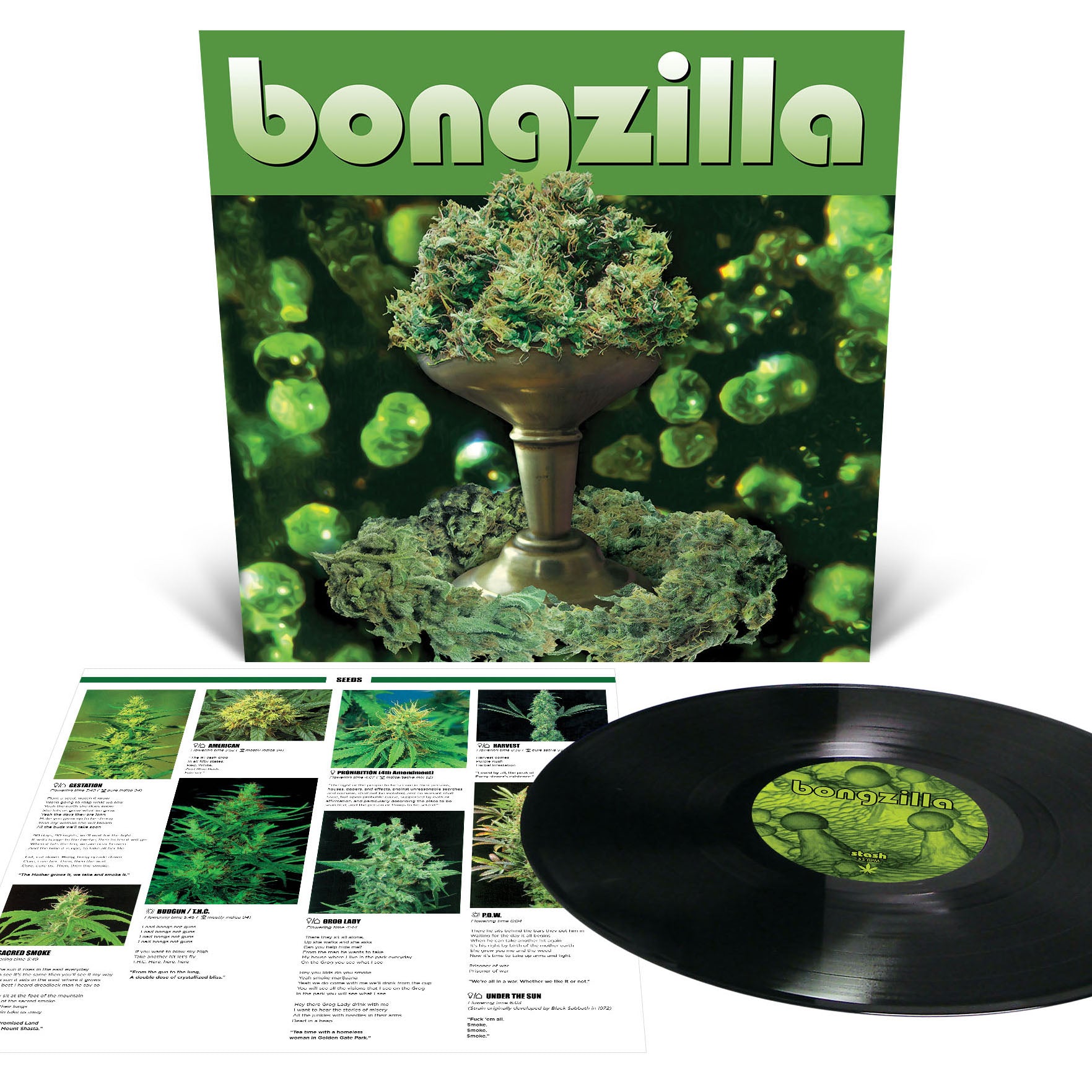 Bongzilla - Bongzilla, Colored Vinyl  Vinyl record art, Vinyl artwork,  Vinyl