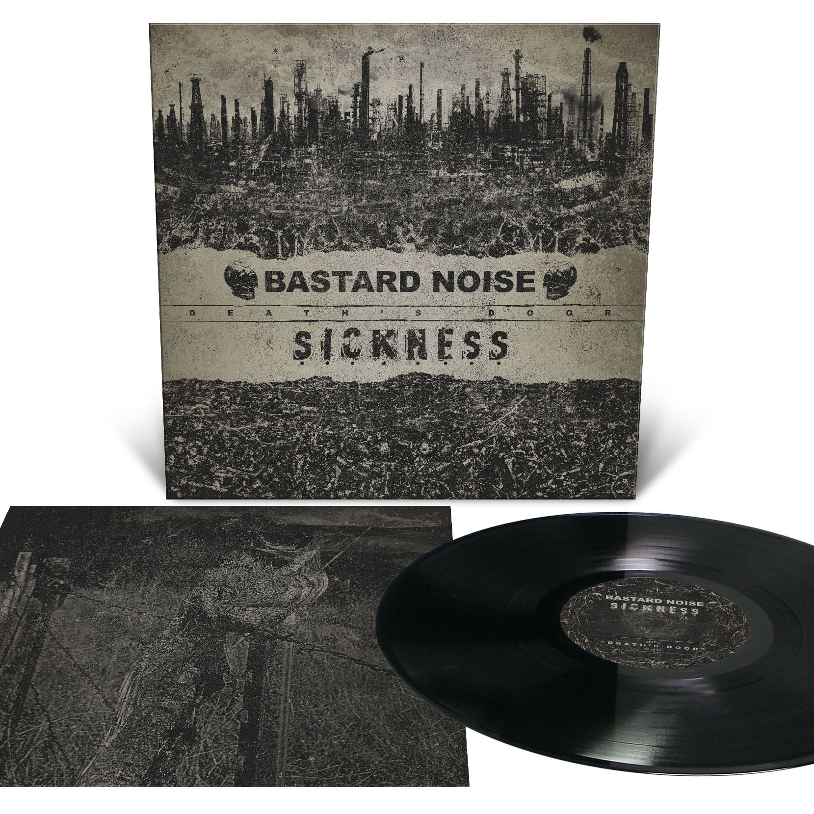 Bastard Noise / Sickness "Death's Door" 12"