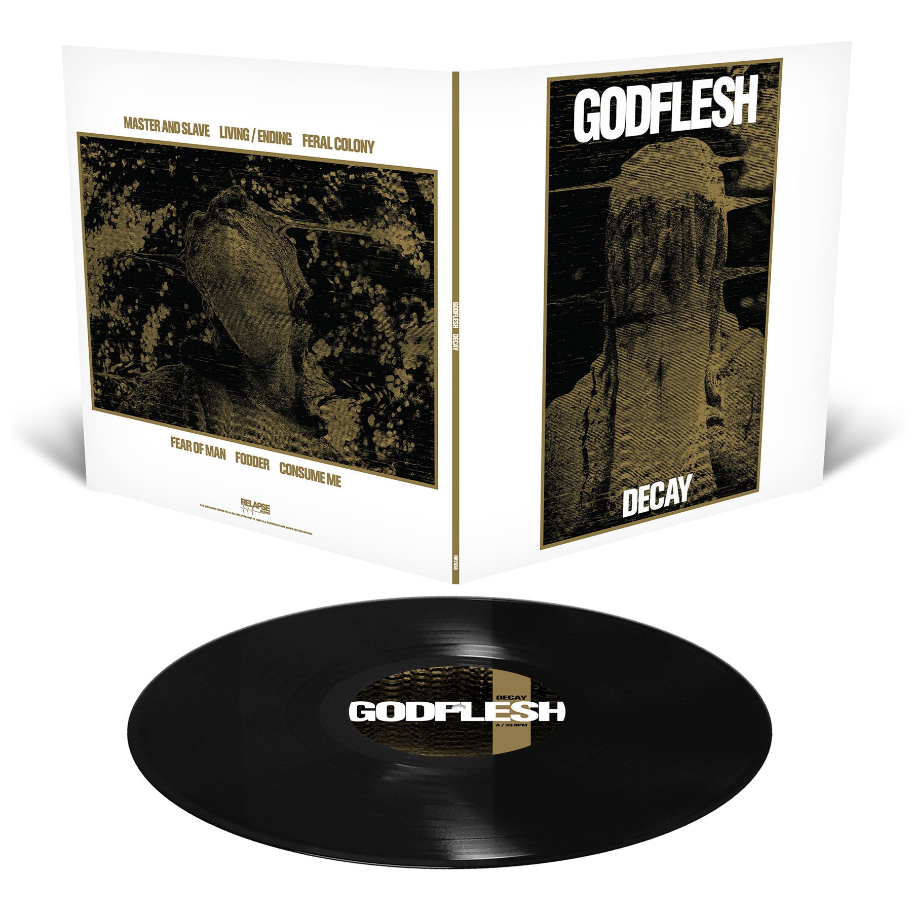 Portada oficial de Decay de Godflesh