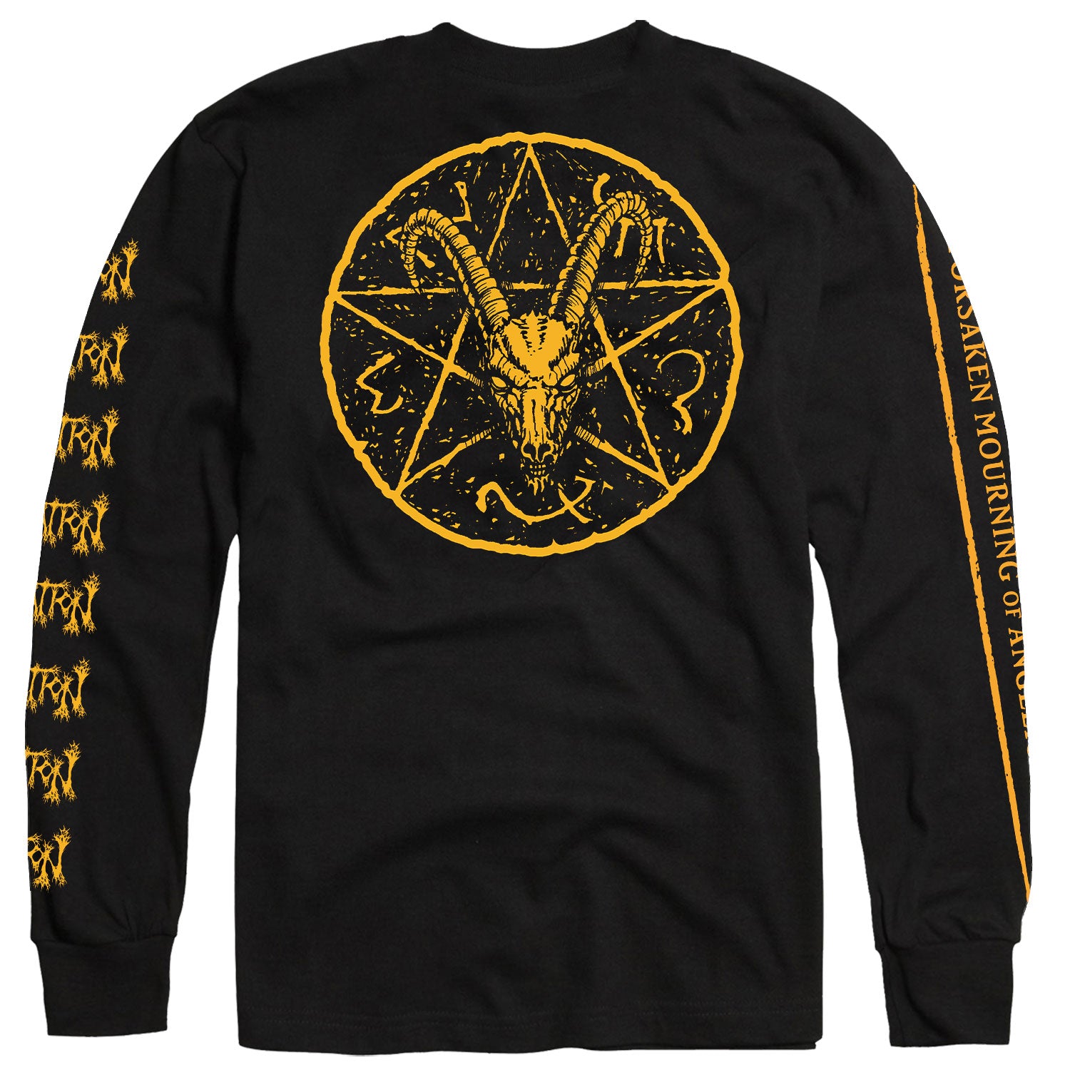 【FANSHOW】DEMONIC ANGEL OVERFIT LONG SLEEVE Rock For The Fallen Angels Demon Graphic For Fan Long Sleeve