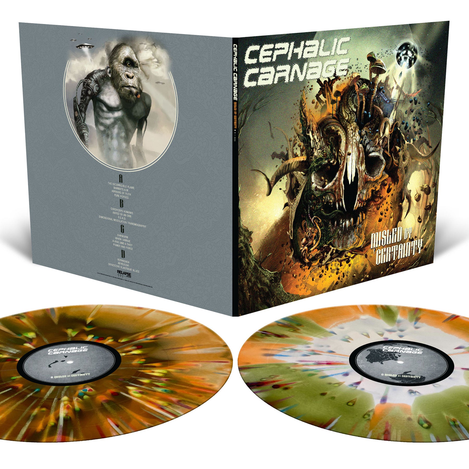 Cephalic Carnage "Misled By Certainty (Reissue)" 2x12"
