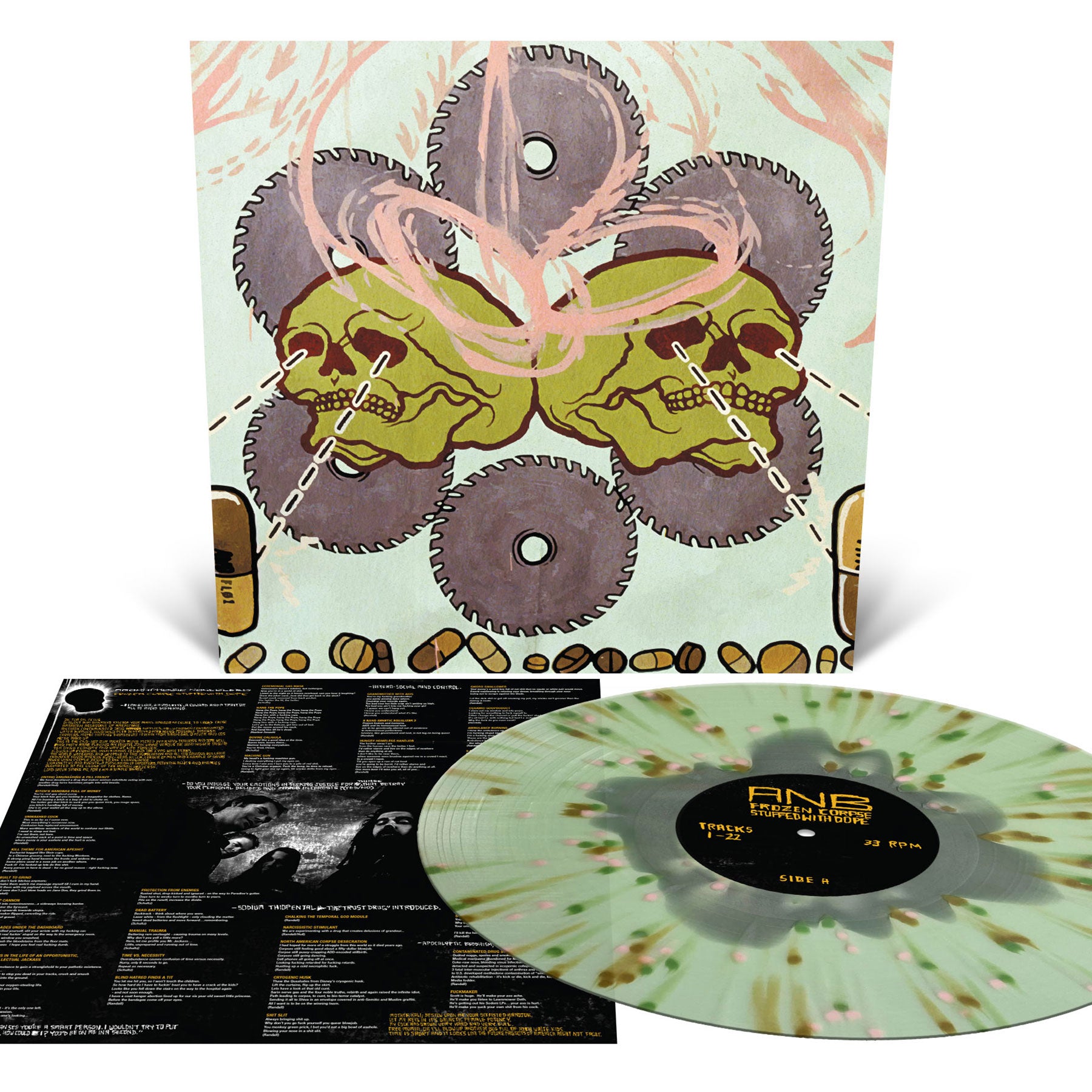 Agoraphobic Nosebleed "Frozen Corpse Stuffed With Dope (Reissue)" 12"