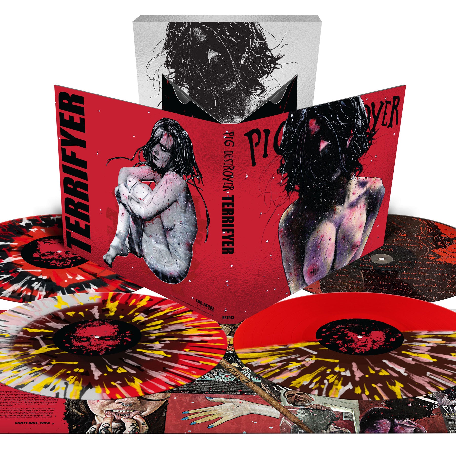Pig Destroyer "Terrifyer (Deluxe Boxset 20th Anniversary Reissue)" deluxe 4x12"