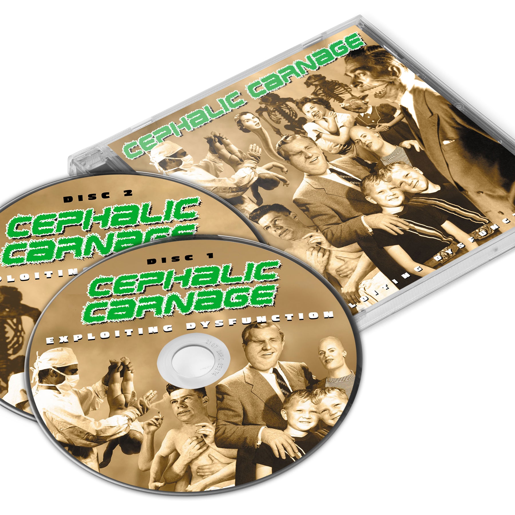 Cephalic Carnage "Exploiting Dysfunction (Deluxe 25th Anniversary Reissue)" 2xCD