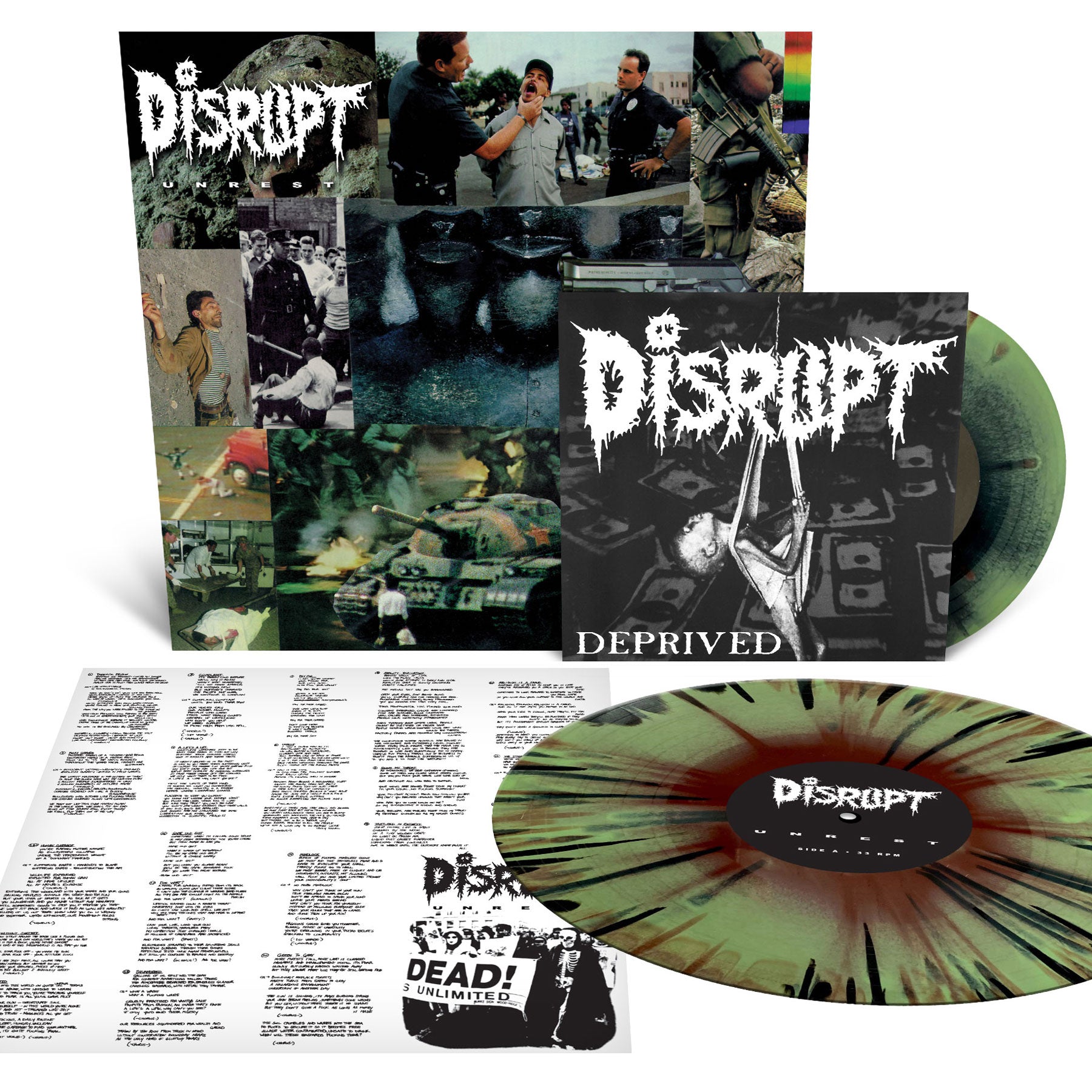 Disrupt "Unrest LP + Deprived 7" Deluxe Bundle" Bundle