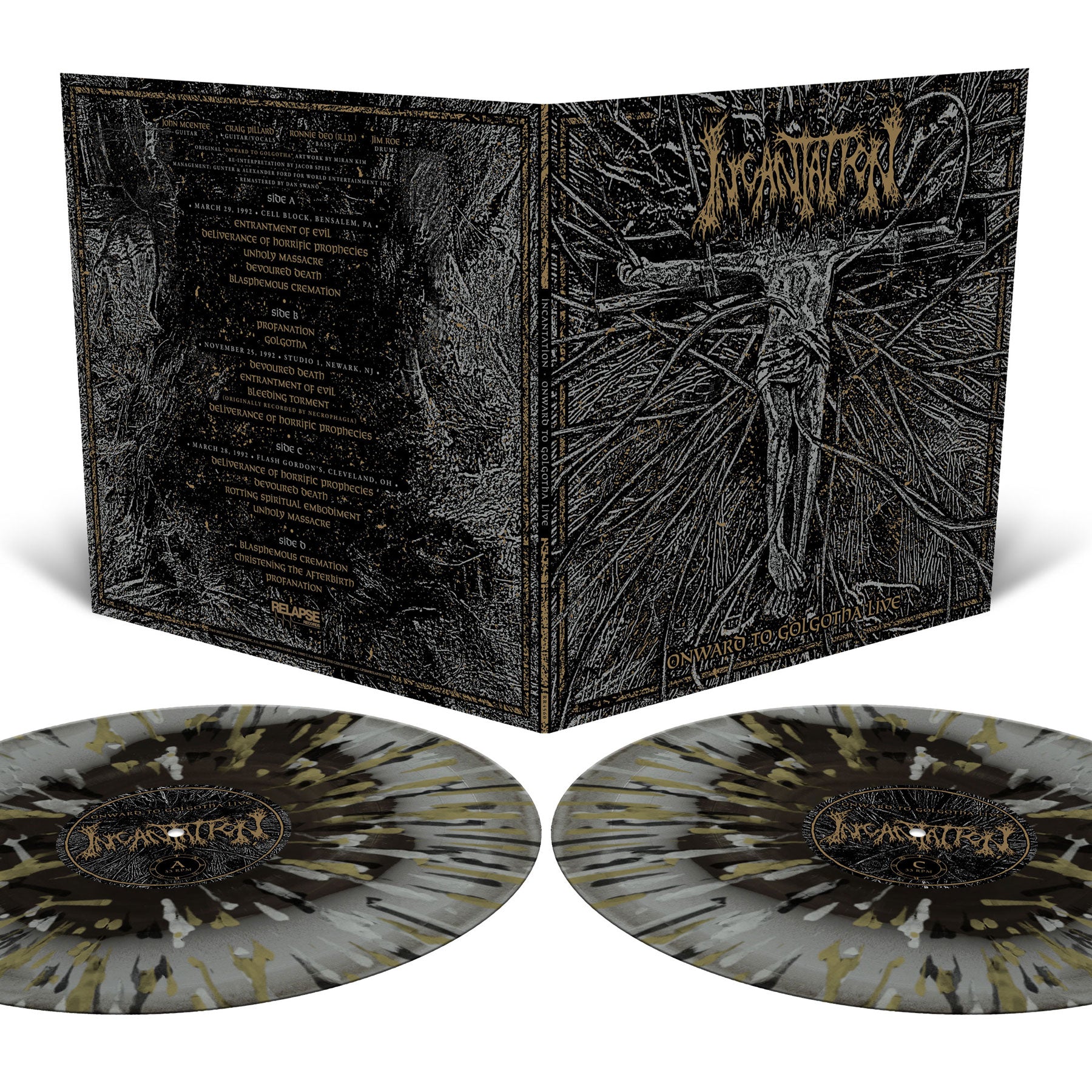 Incantation "Onward To Golgotha Live" 2x12"