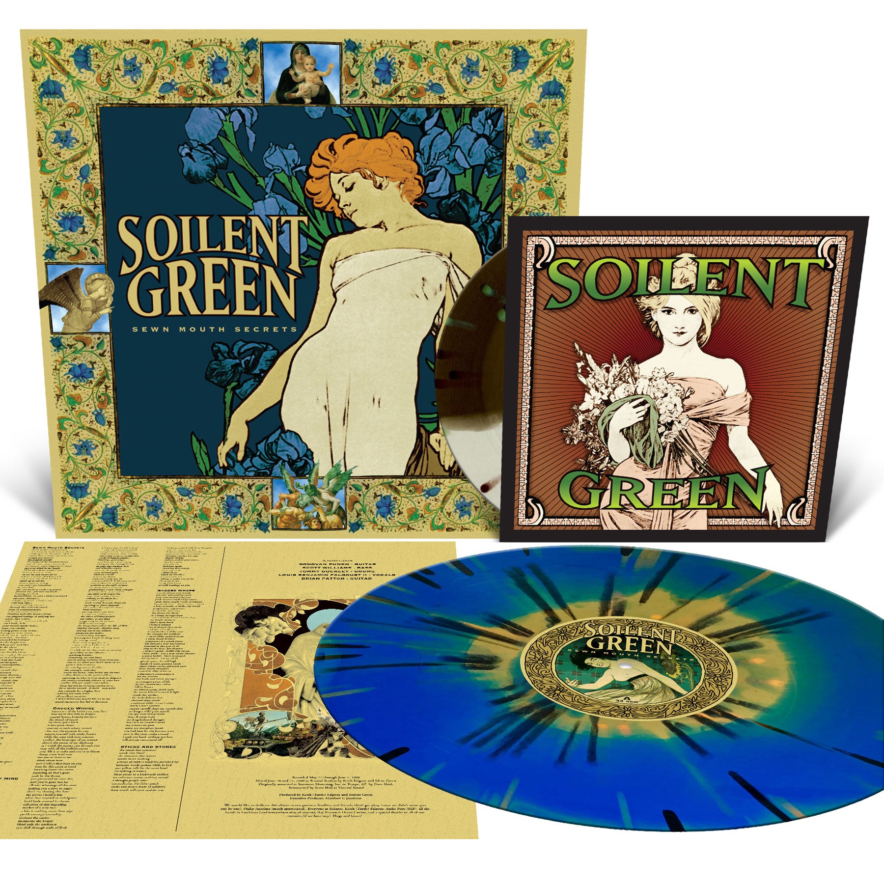 Soilent Green "Sewn Mouth Secrets LP + A String Of Lies 7" Bundle" Bundle