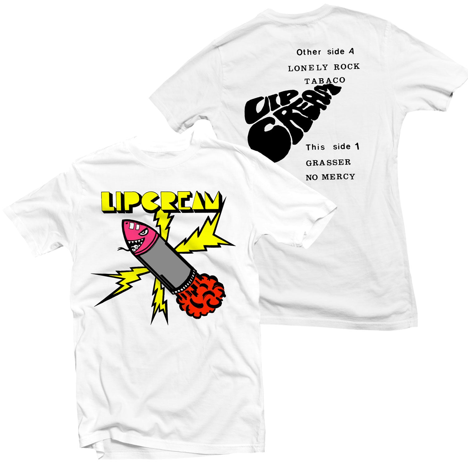 Lip Cream "Lonely Rock (White - Comfort Colors)" T-Shirt