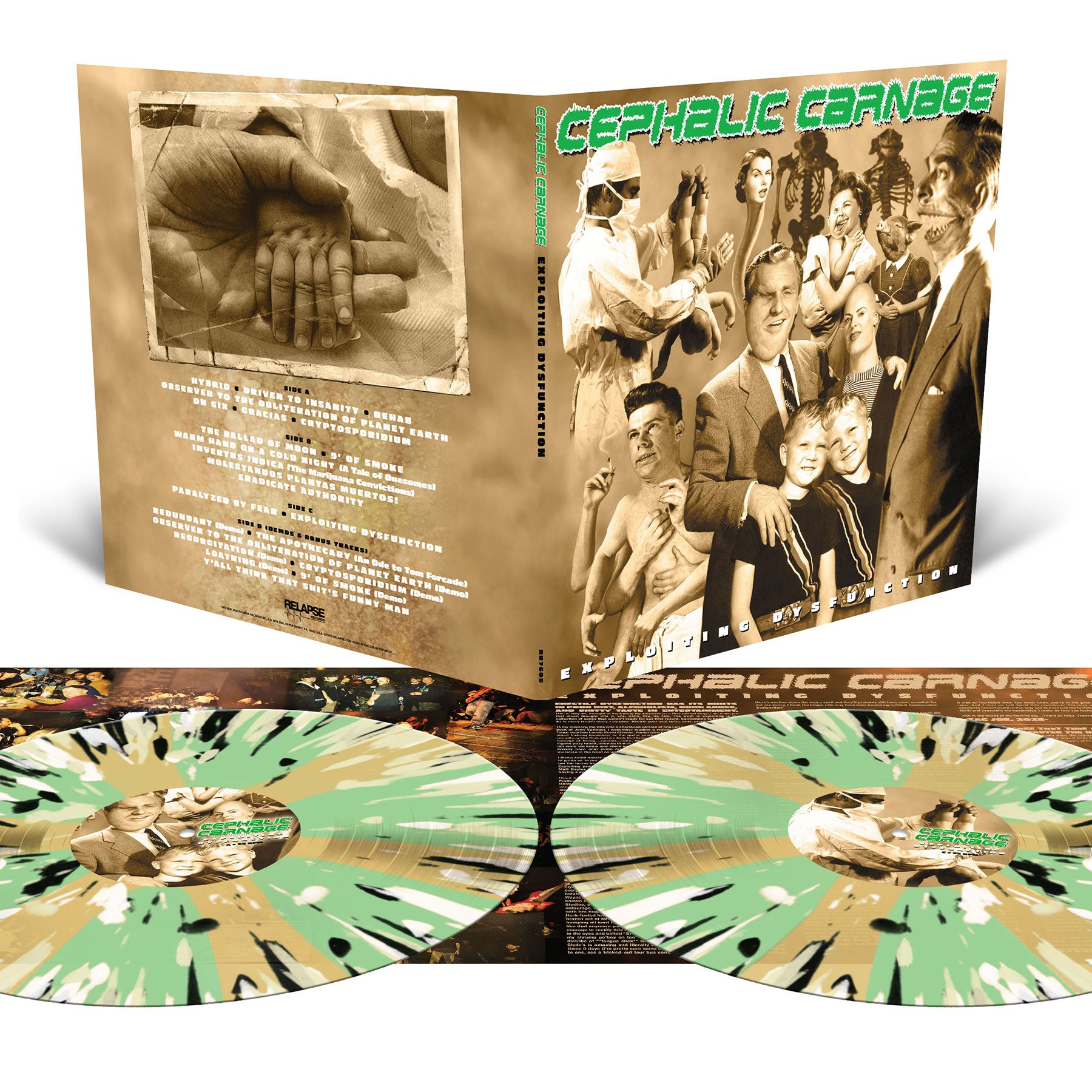Cephalic Carnage "Exploiting Dysfunction (Deluxe 25th Anniversary Reissue)" 2x12"