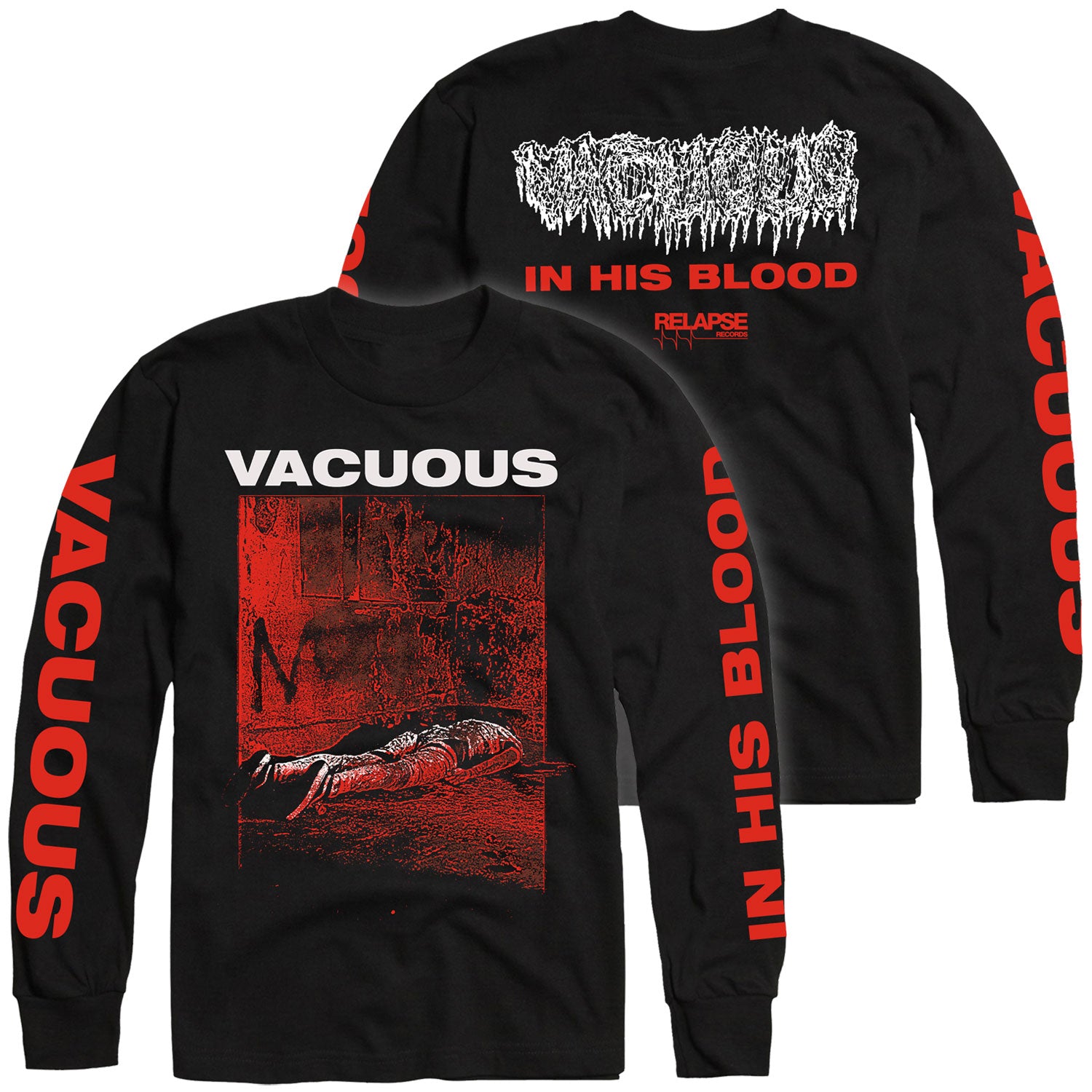 Vacuous "In His Blood" Longsleeve