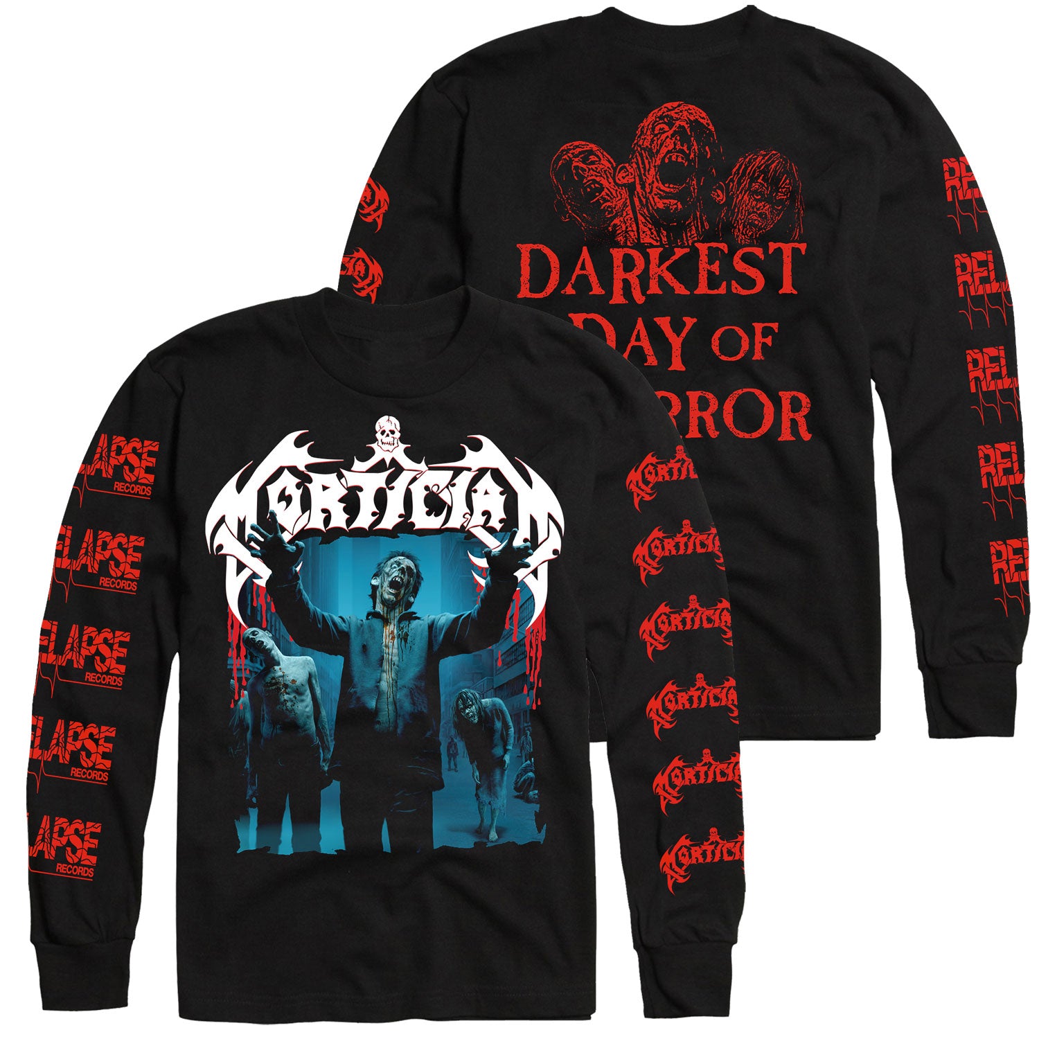 Mortician "Darkest Day Of Horror" Longsleeve