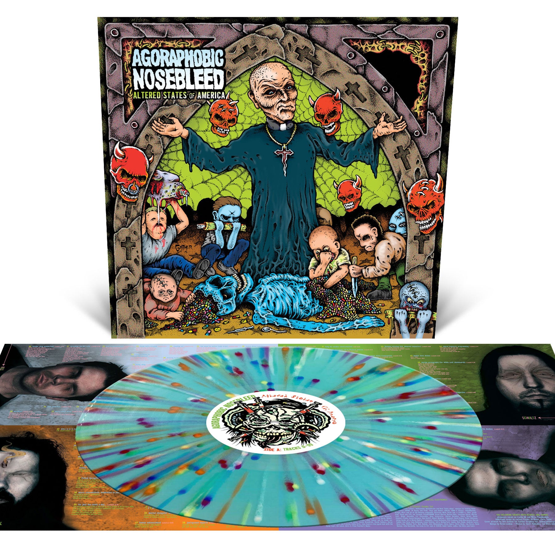 Agoraphobic Nosebleed "Altered States of America (Reissue)" 12"