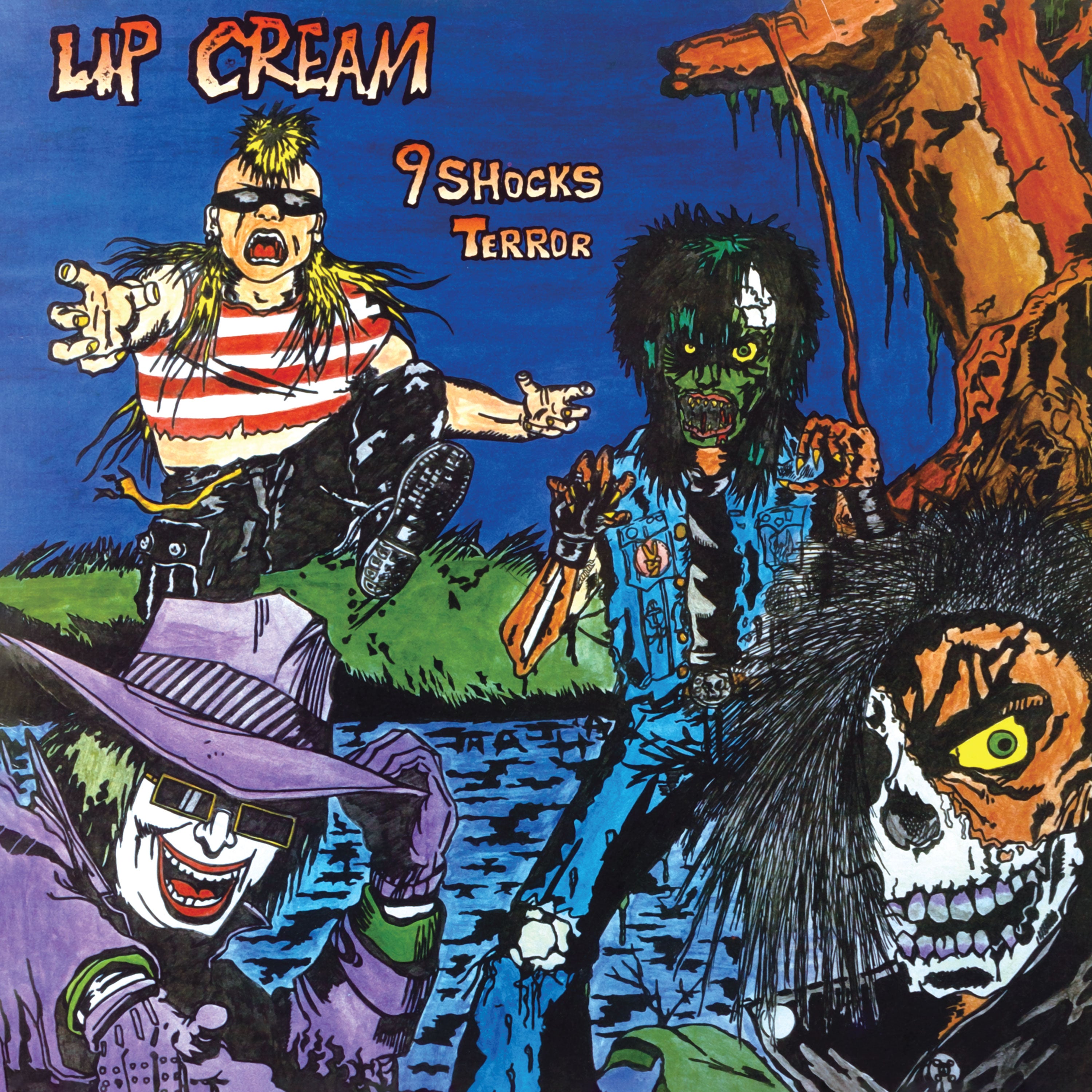 LIP CREAM『9 Shocks Terror』ハードコアパンク Lip Cream 