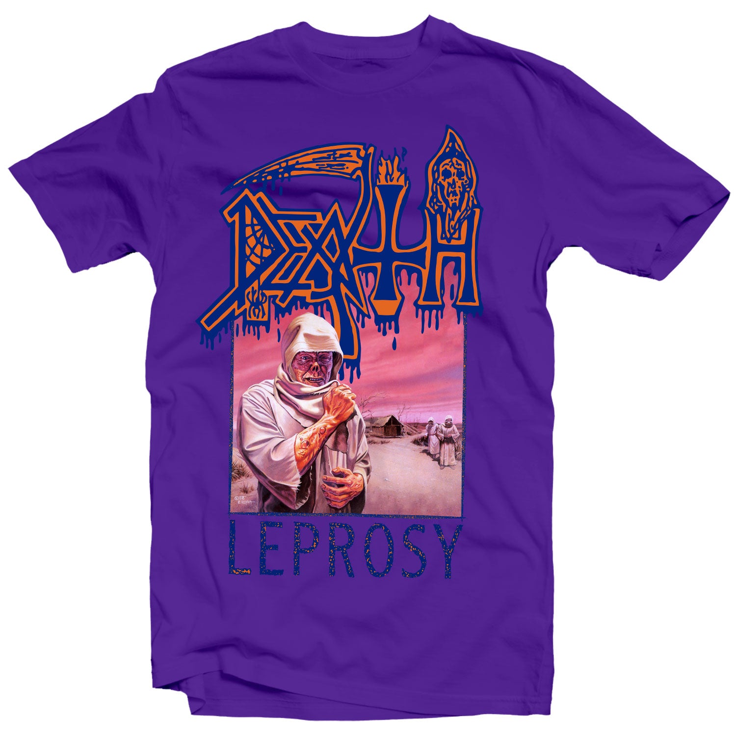Death "Leprosy (Purple)" T-Shirt