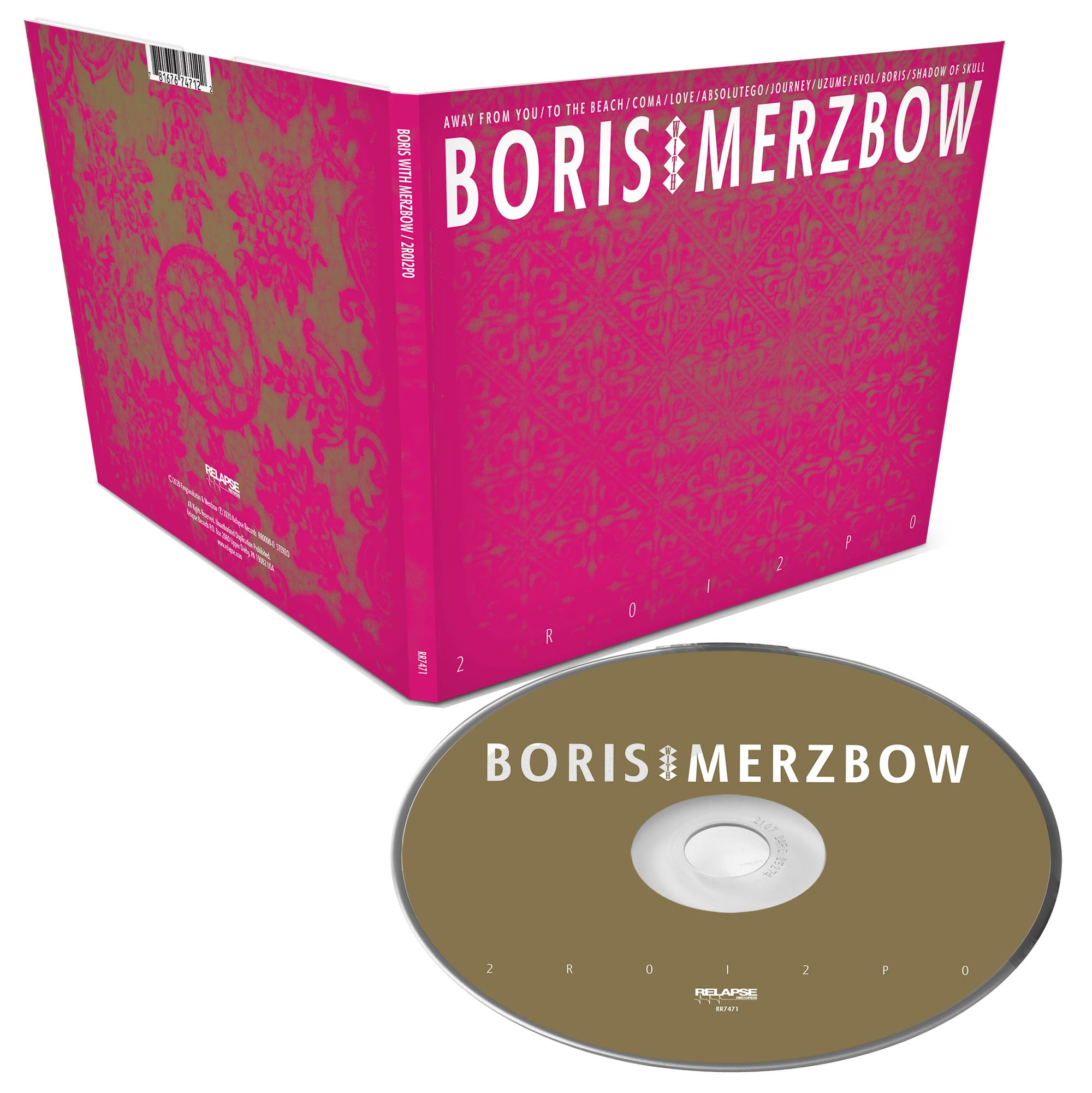 Boris With Merzbow "2R0I2P0" CD
