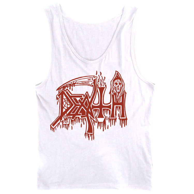 Death "Classic Logo (Red on White)" Tank Top