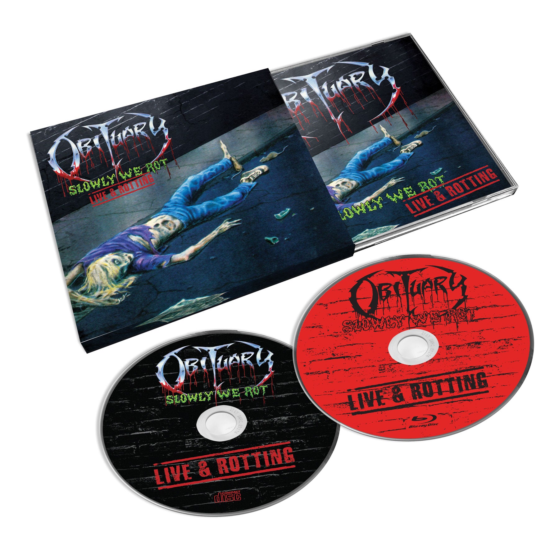 Obituary "Slowly We Rot - Live and Rotting" Blu-ray/CD