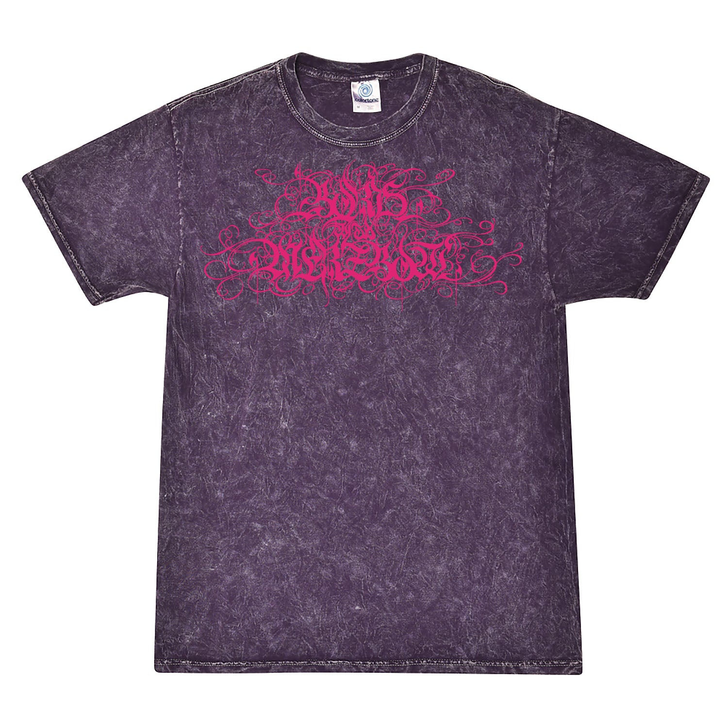 Boris With Merzbow "Logo Mineral Wash (Purple)" T-Shirt