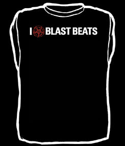 Contaminated T's "I Love Blast Beats" T-Shirt