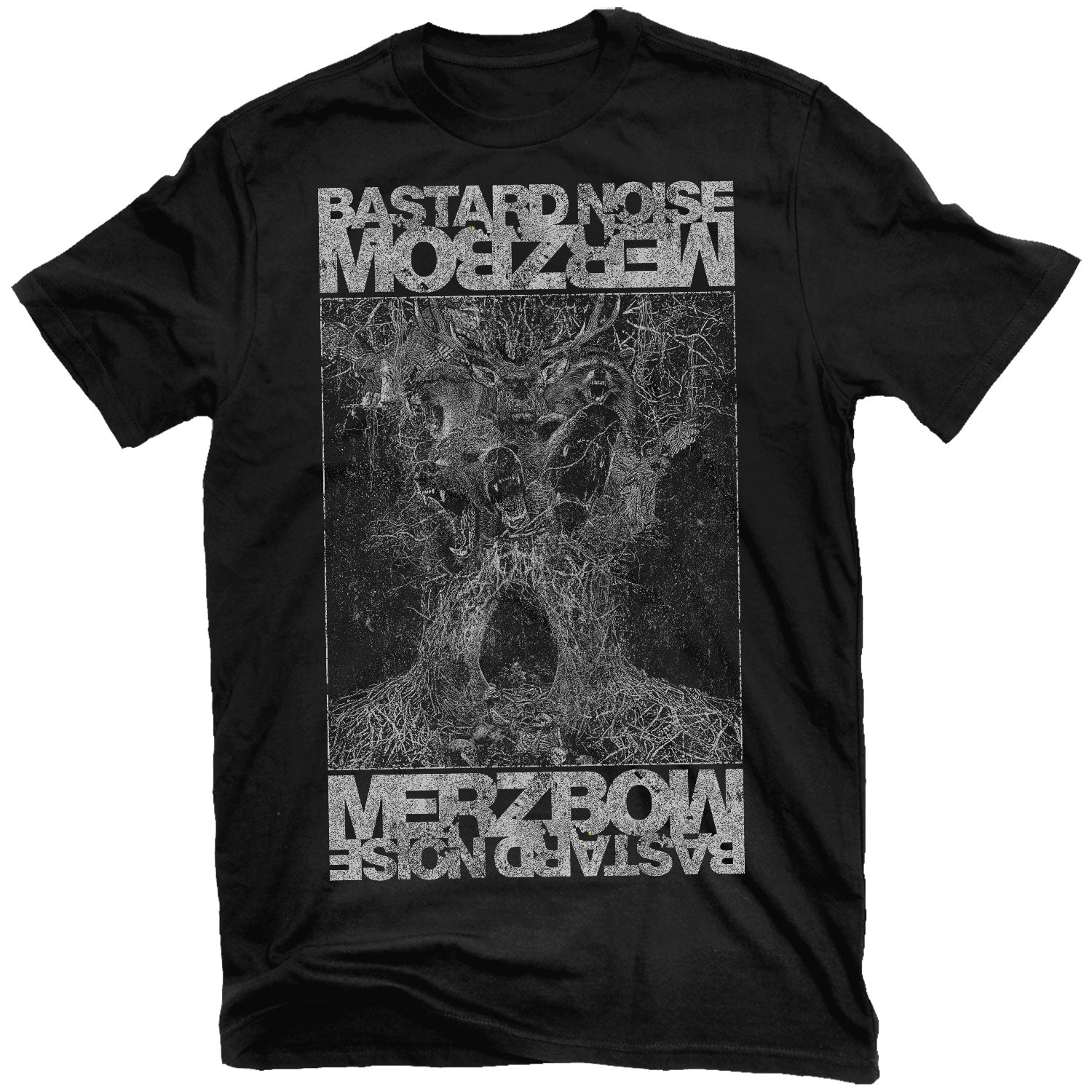 Bastard Noise / Merzbow "RETRIBUTION BY ALL OTHER CREATURES" T-Shirt