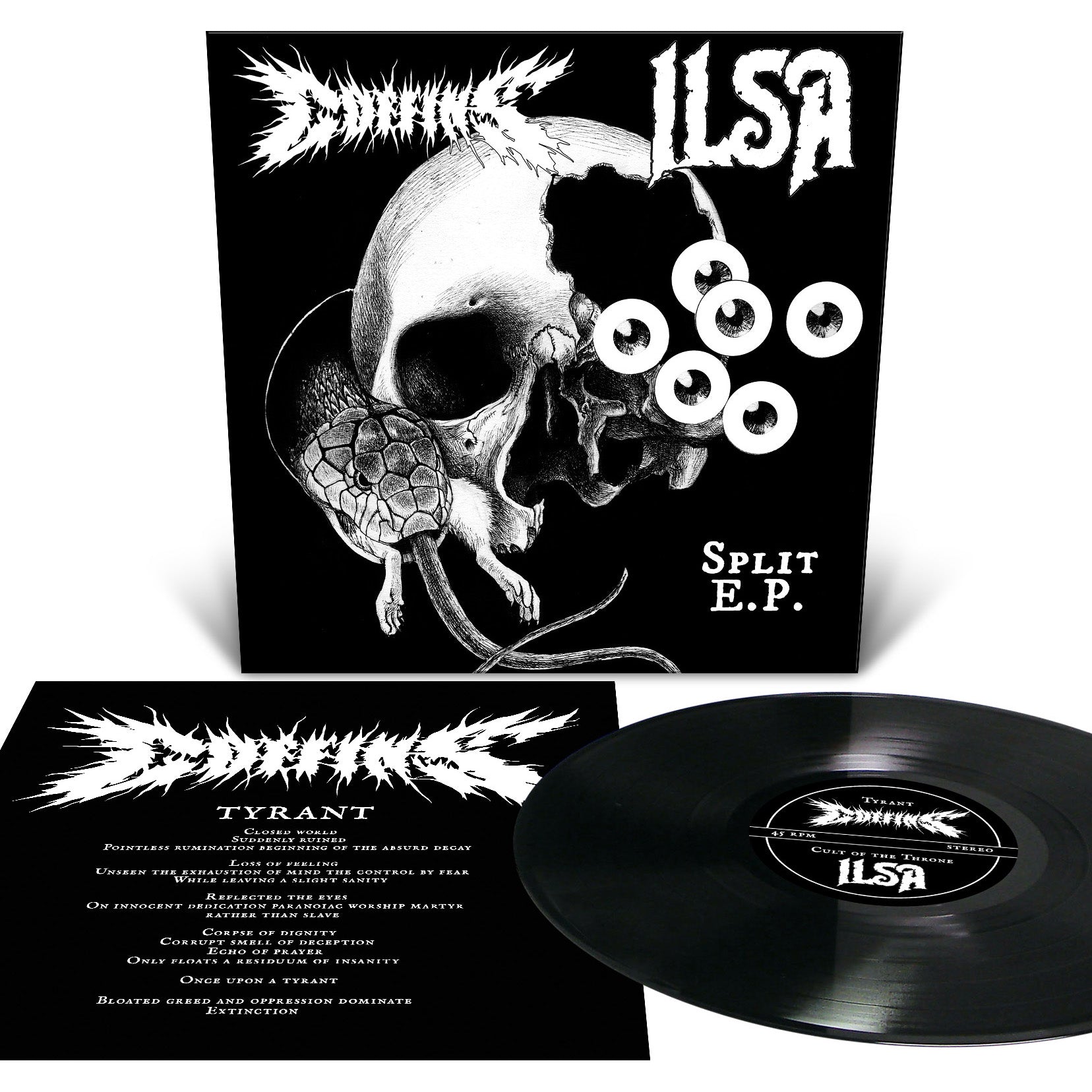 Coffins / Ilsa "Split EP" 12"