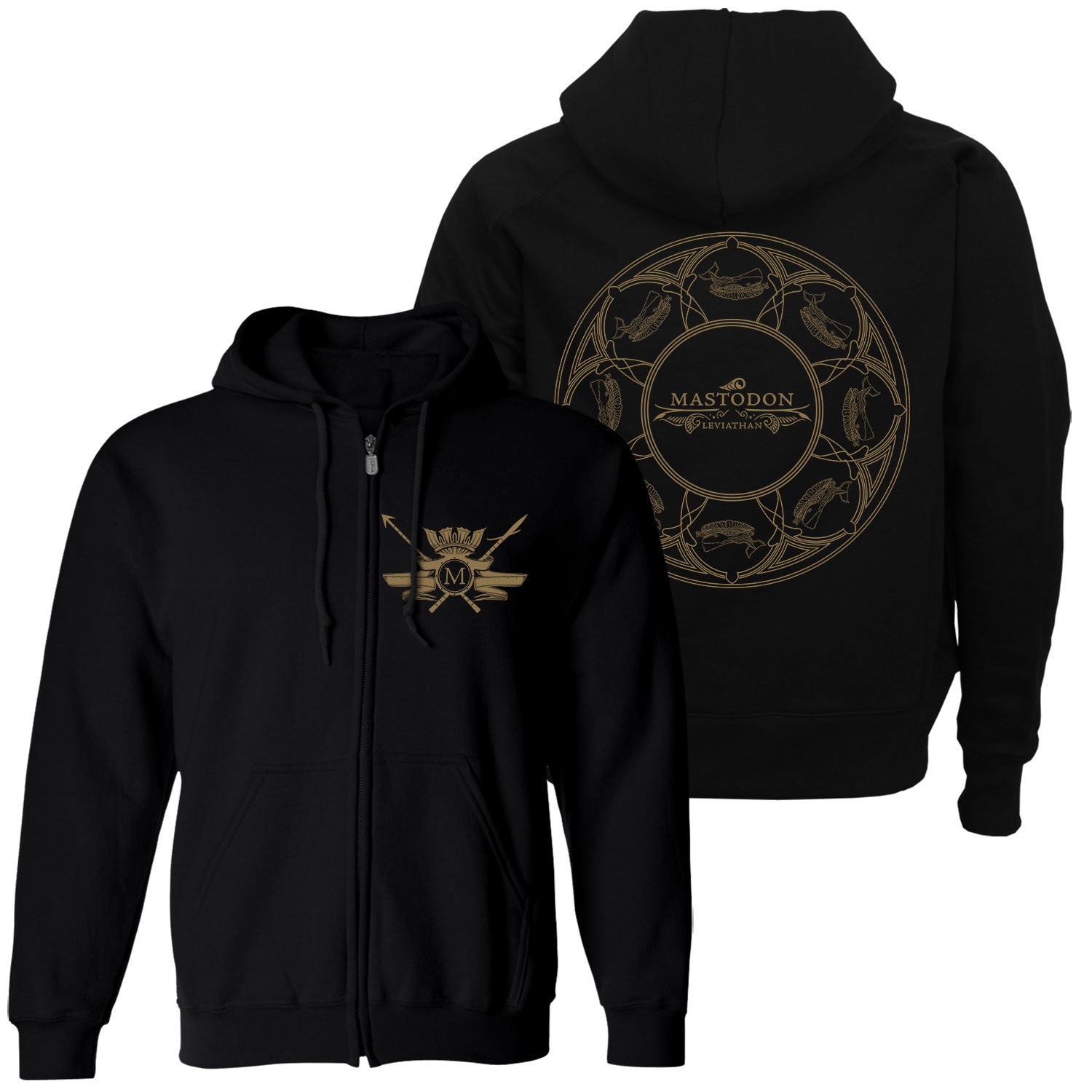 Mastodon "Leviathan Logo" Zip Hoodie