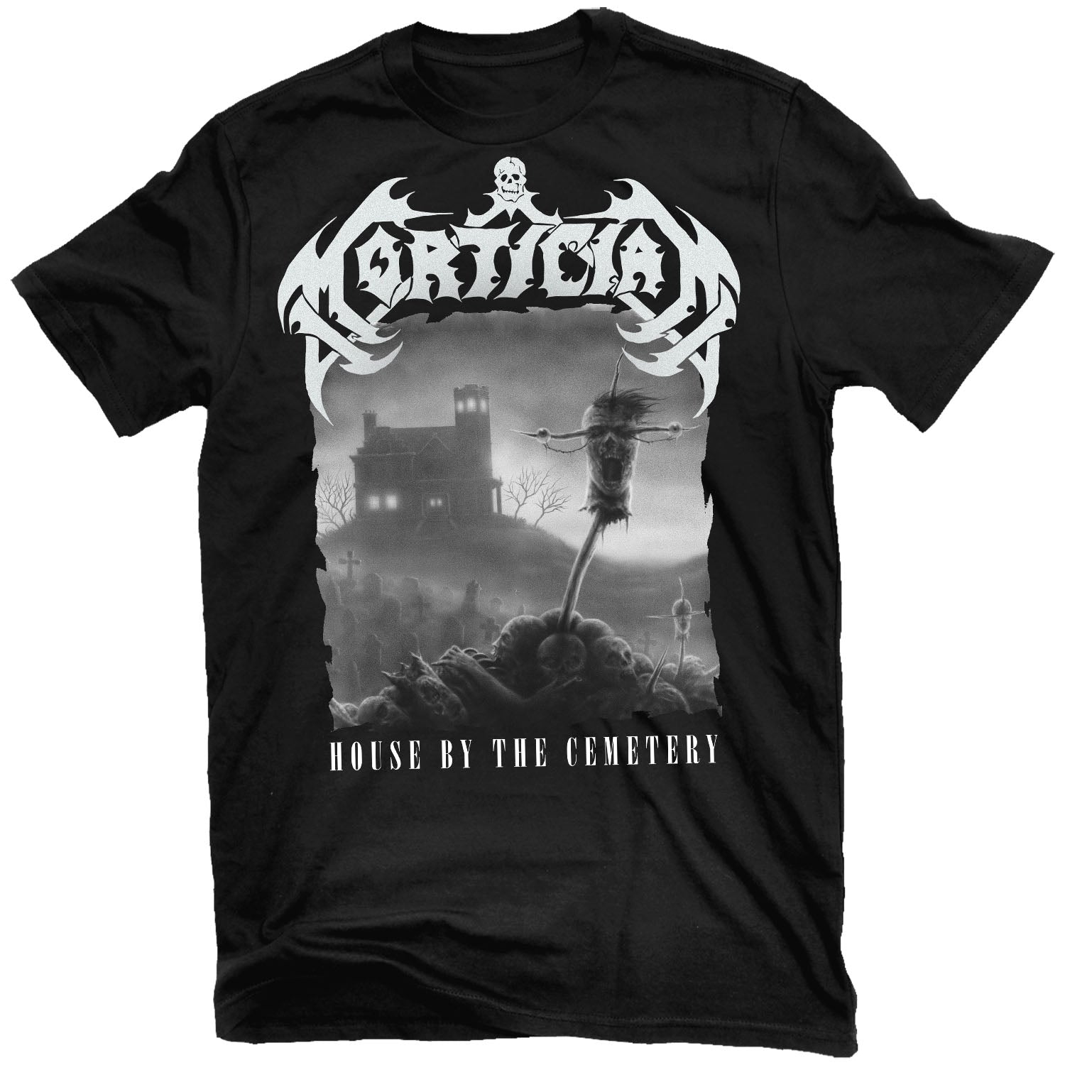Mortician "House By The Cemetery" T-Shirt