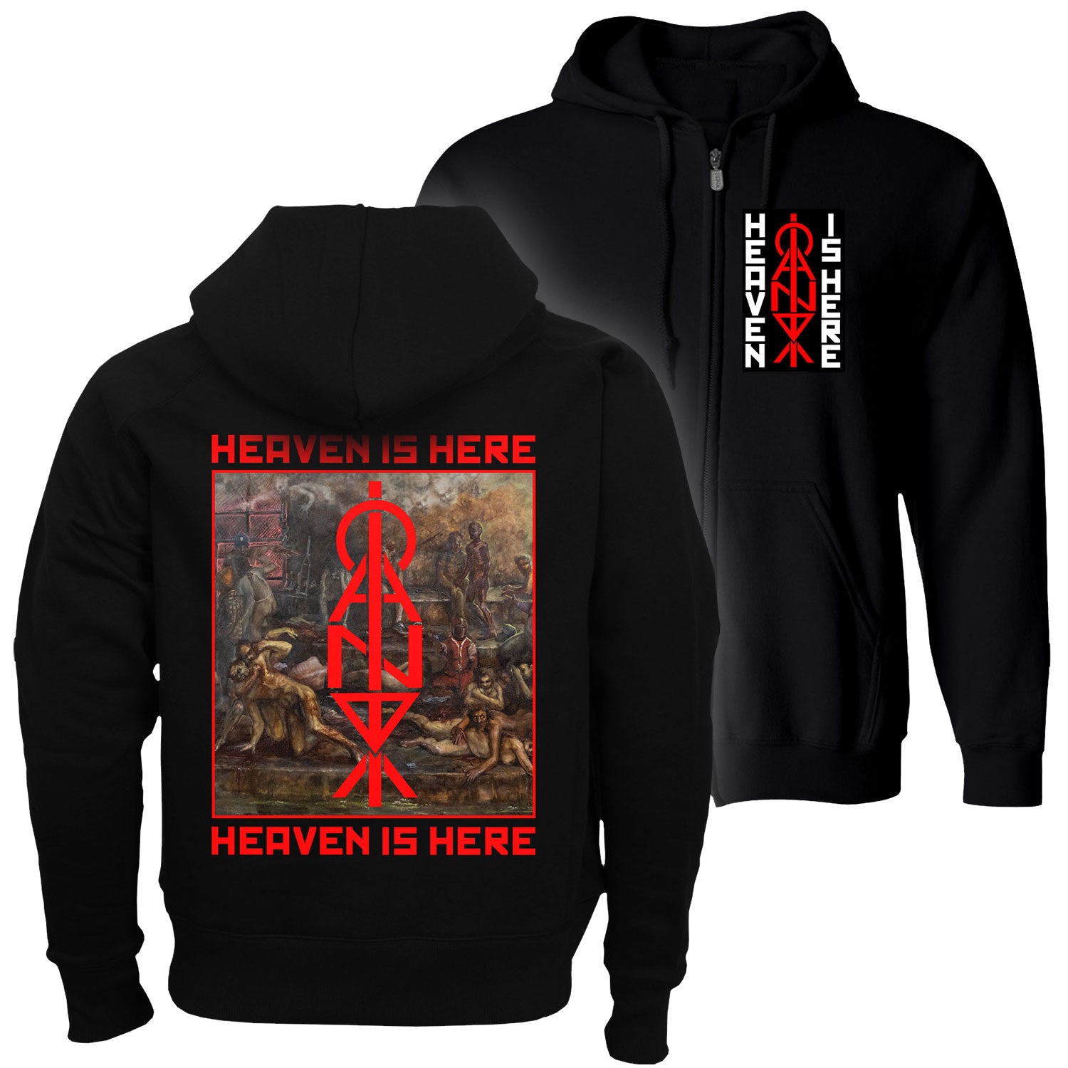 Candy "Heaven Is Here" Zip Hoodie