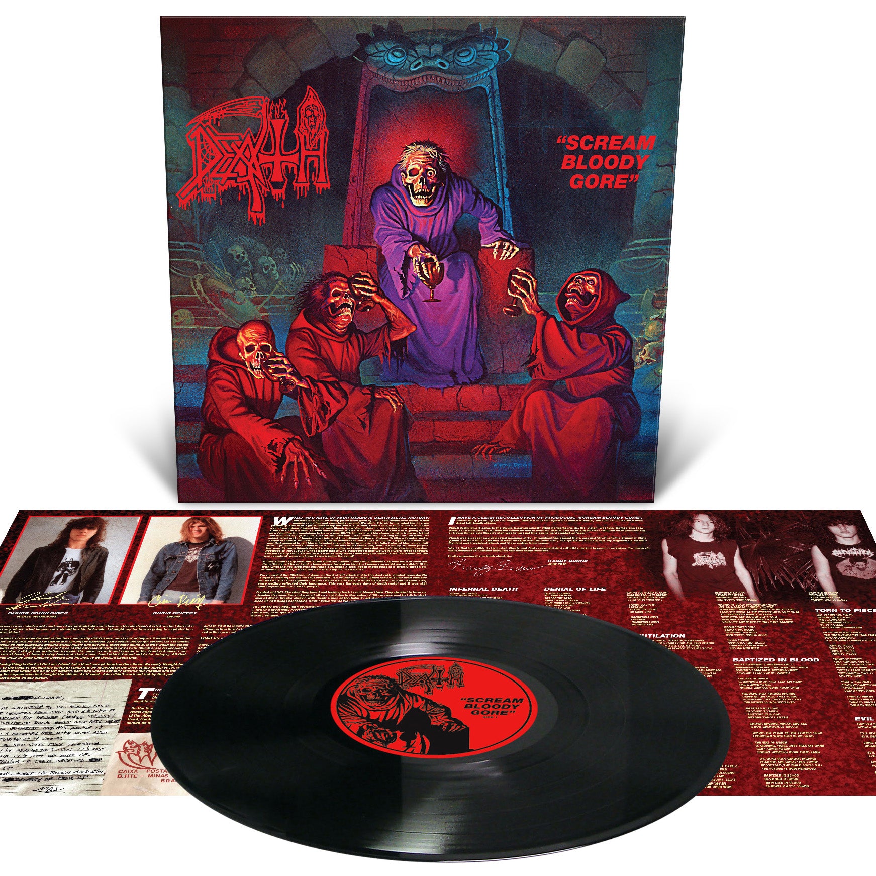 その他 Scream Bloody Gore DEATH 'SCREAM BLOODY GORE' LP (Violet, White, Red Splatter
