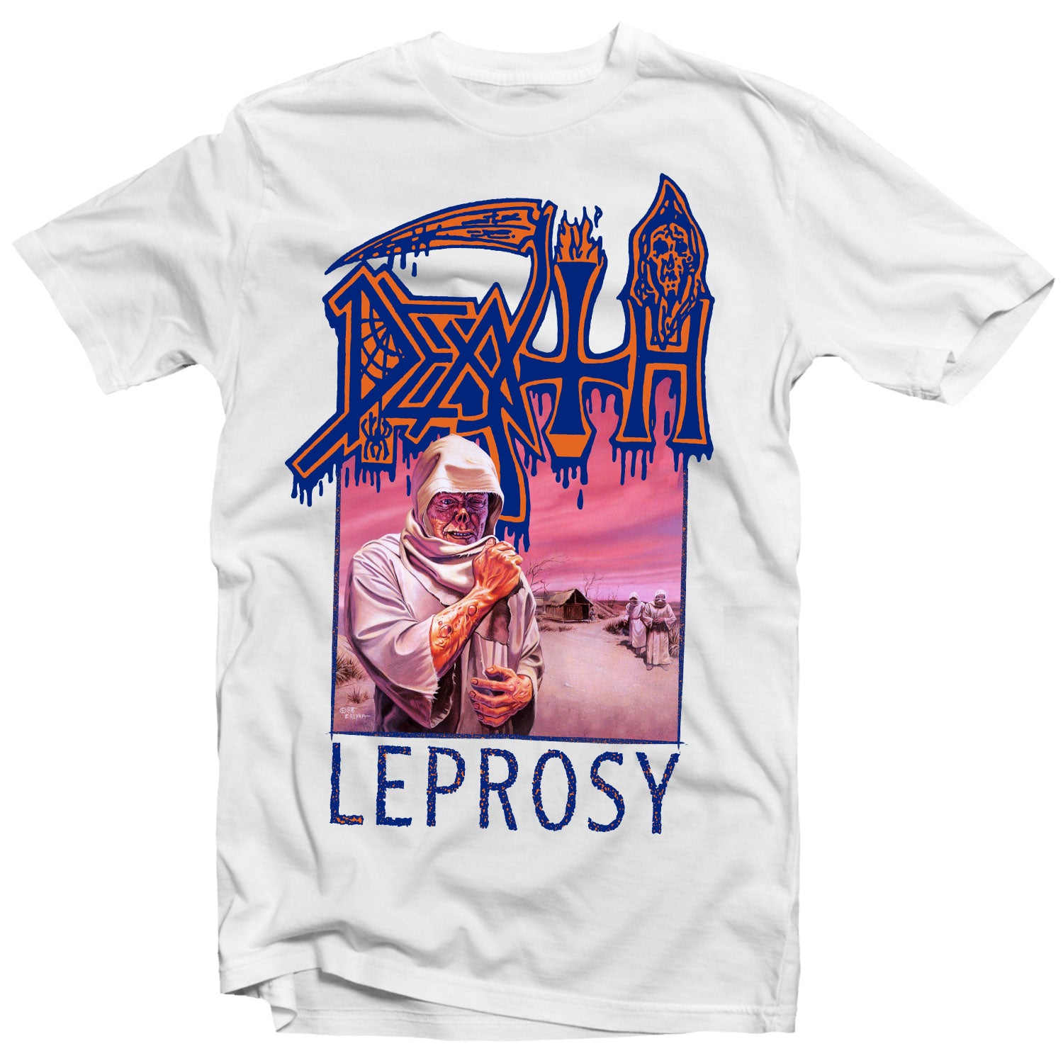 Death "Leprosy (White)" T-Shirt