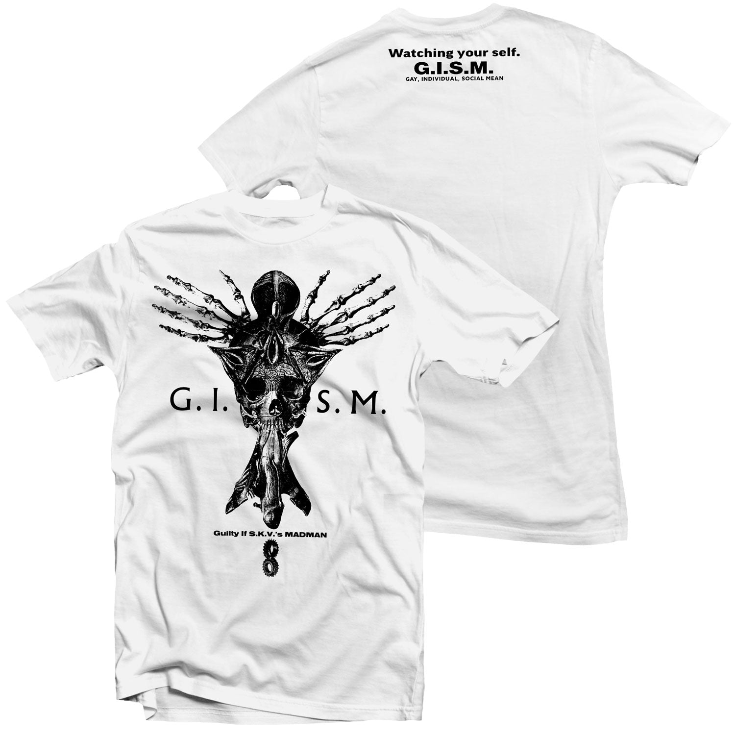 GISM "Skull Wing (White)" T-Shirt