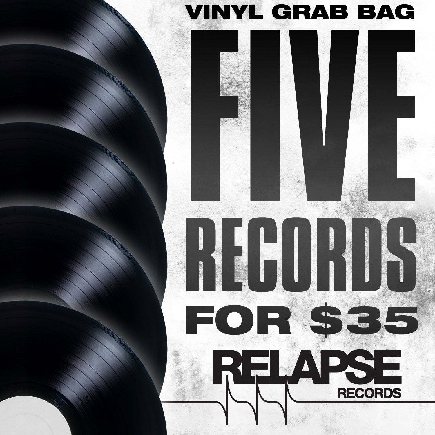 Grab Bag "5 LPs for $35 Grab Bag" 12"