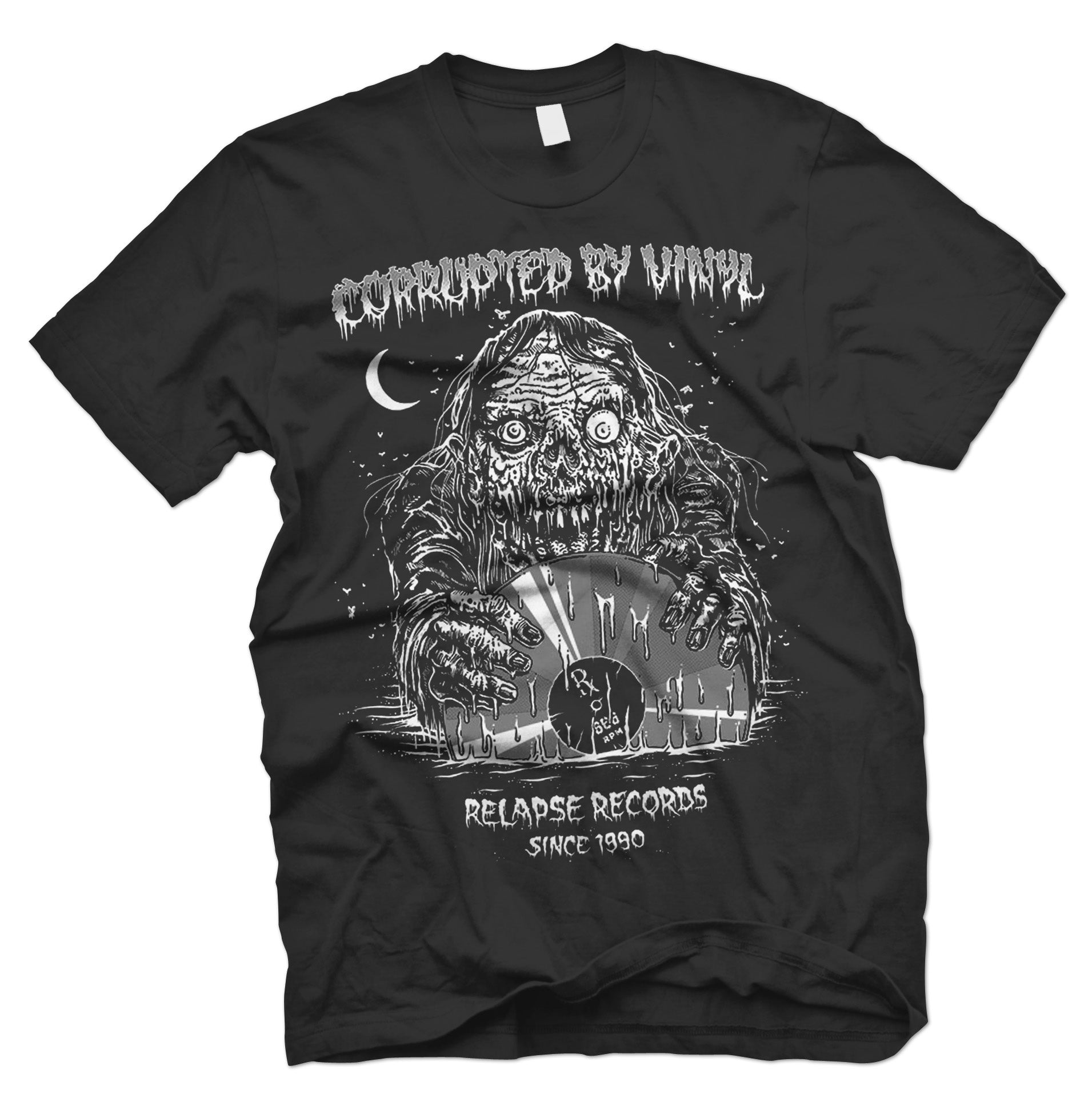 Relapse Records "Corrupted By Vinyl" T-Shirt