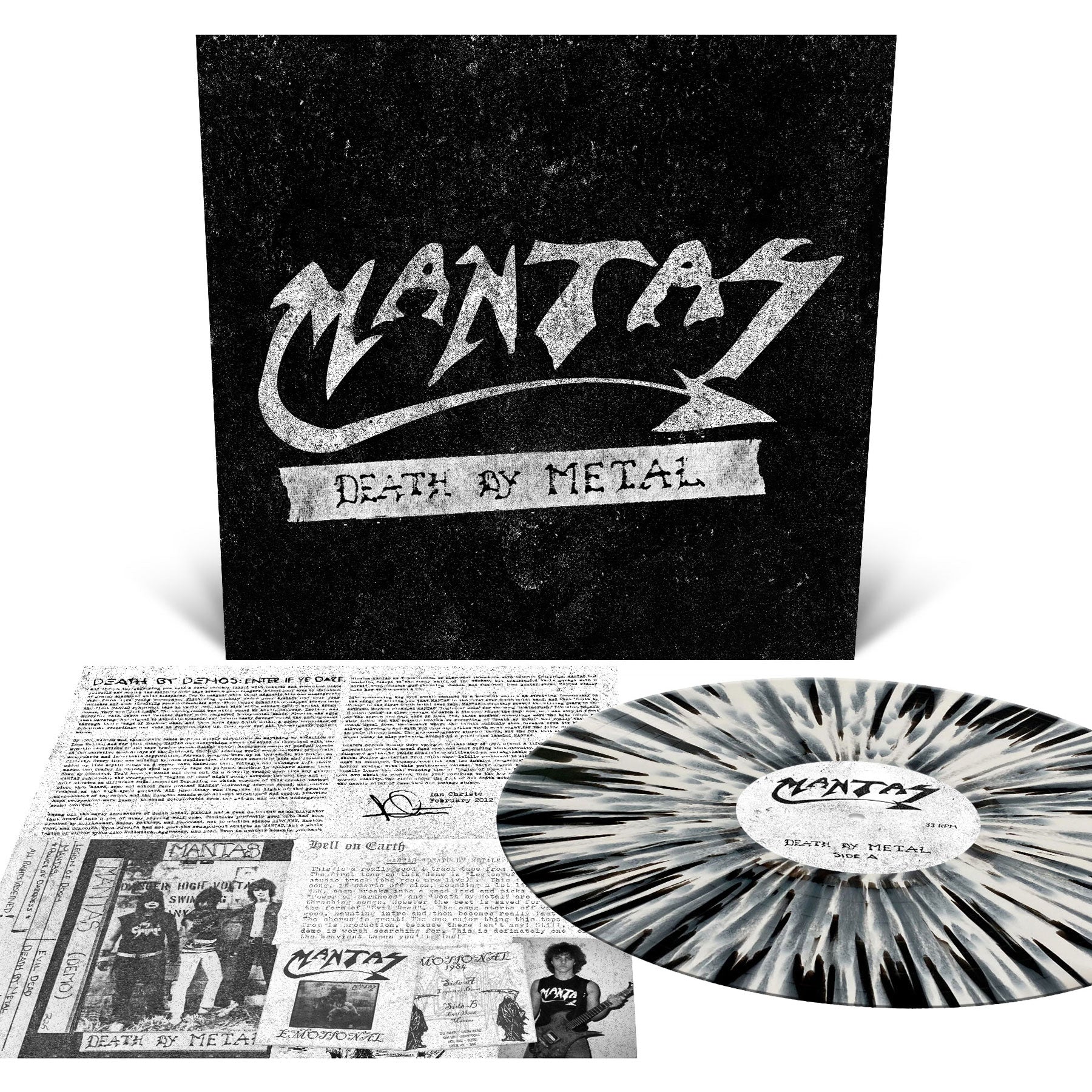 Mantas "Death By Metal" 12"