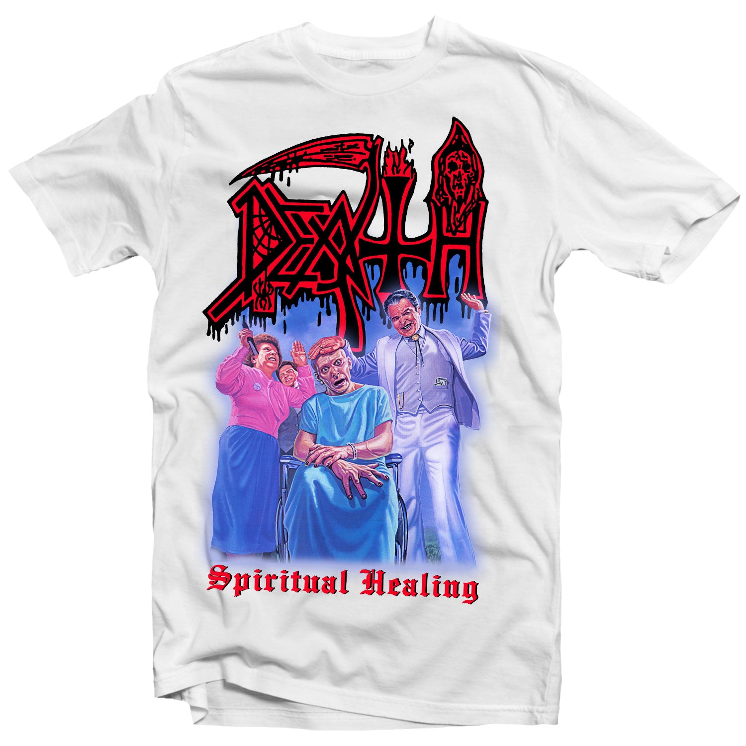 Death "Spiritual Healing (White)" T-Shirt