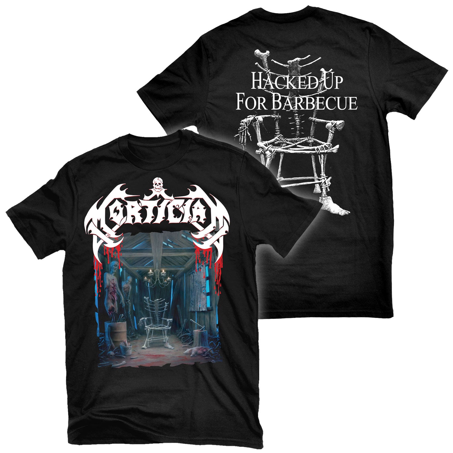 Mortician "Hacked Up for Barbecue" T-Shirt
