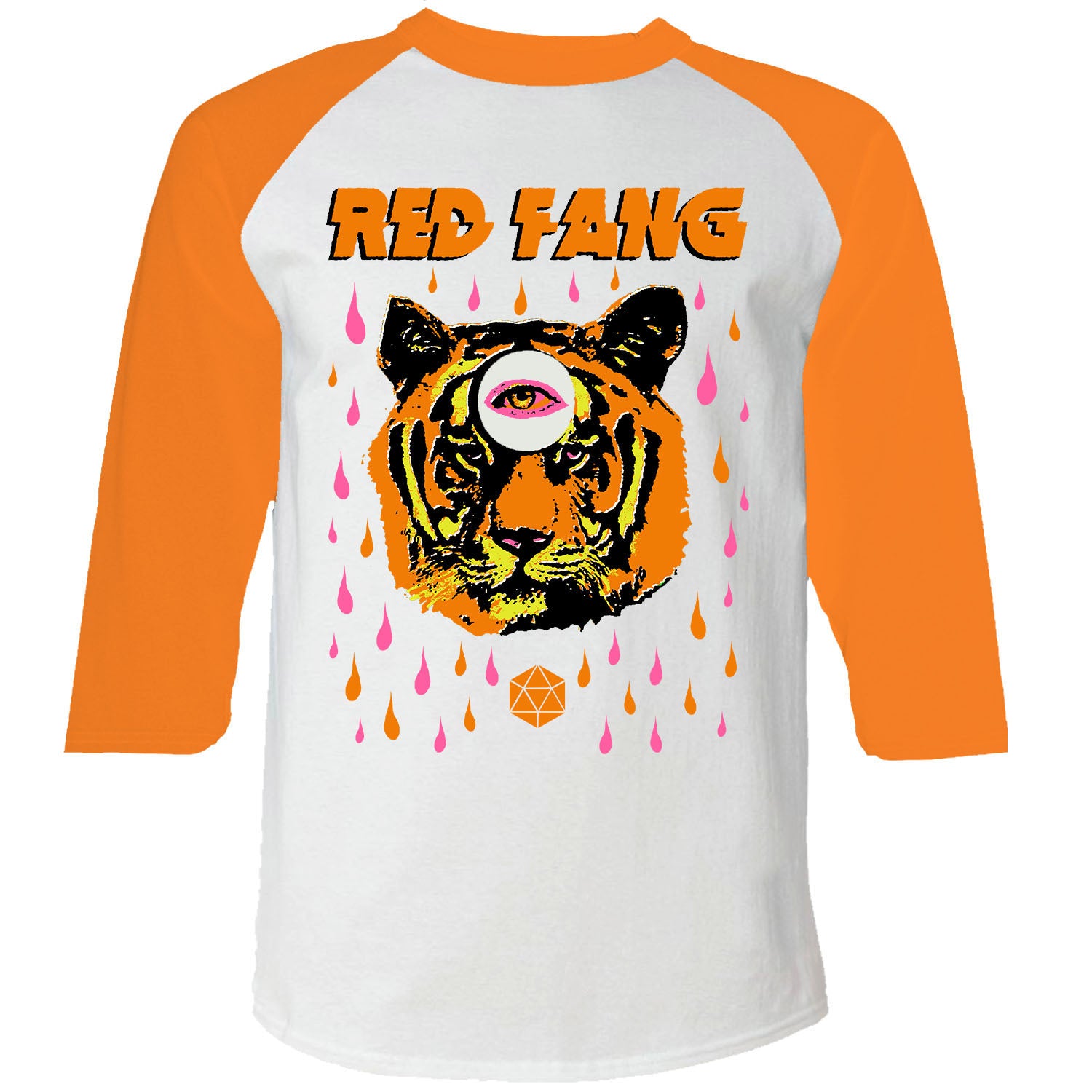 Red Fang "Psychic Tiger" Baseball Tee