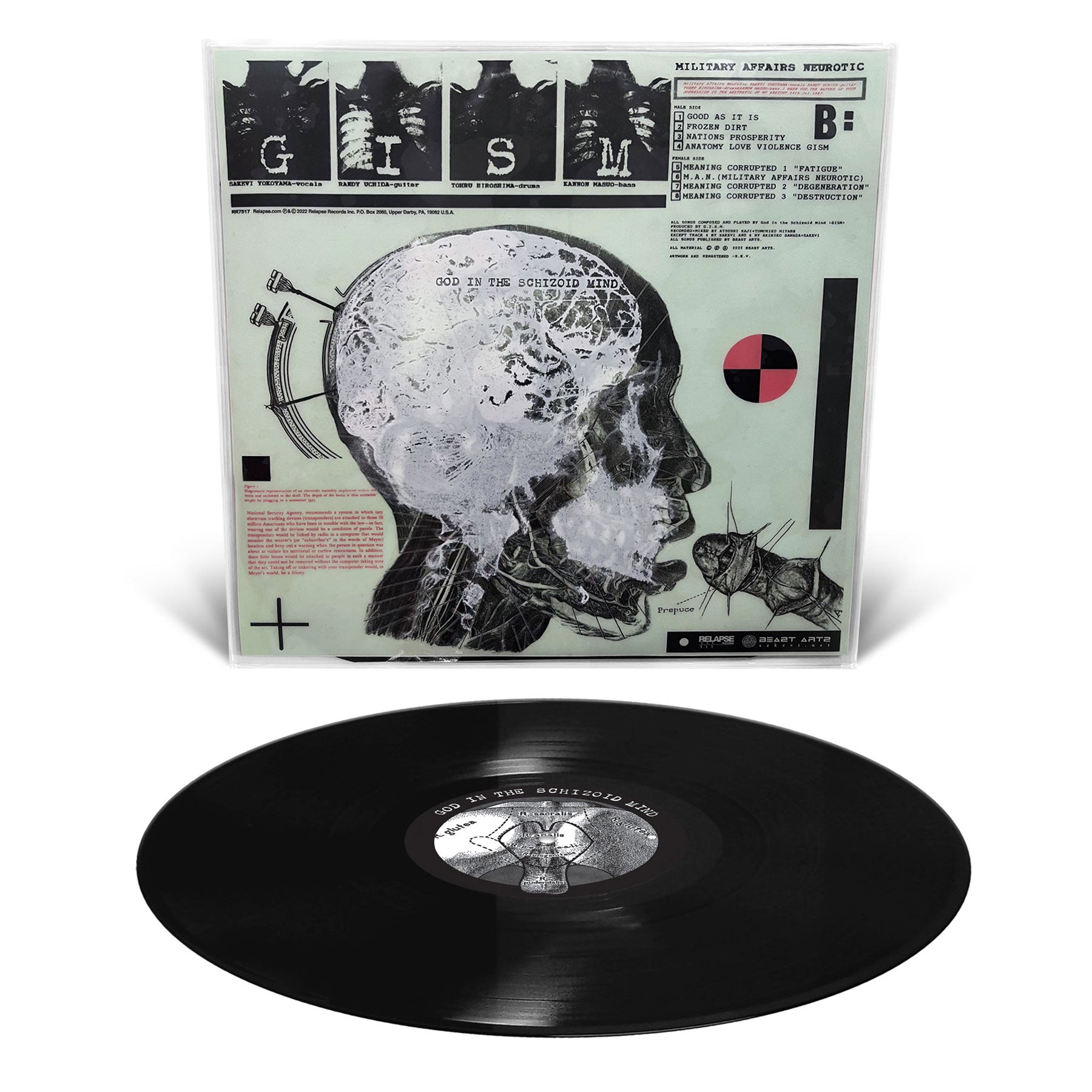 GISM "Military Affairs Neurotic (Reissue)" 12"