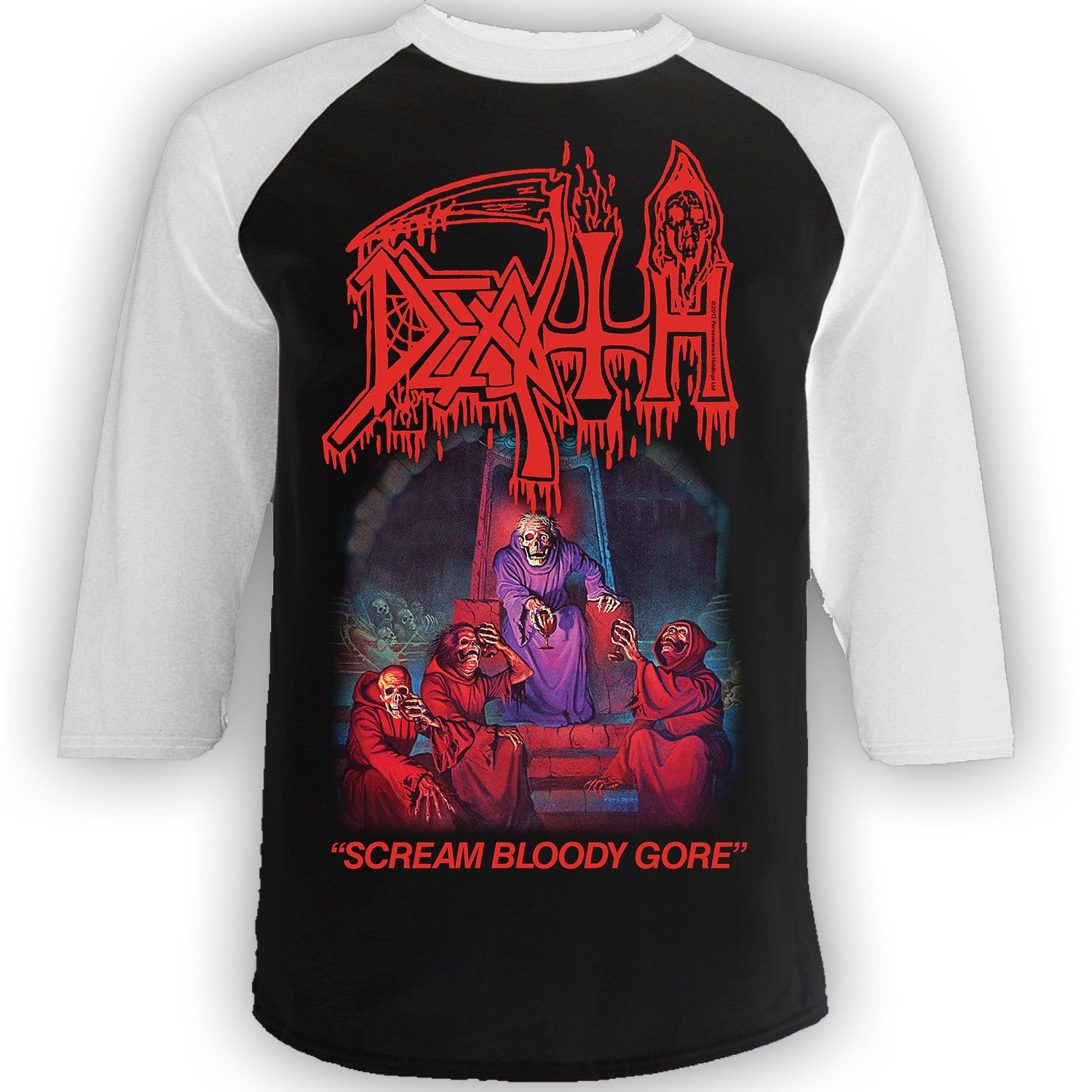 Death "Scream Bloody Gore" Baseball Tee