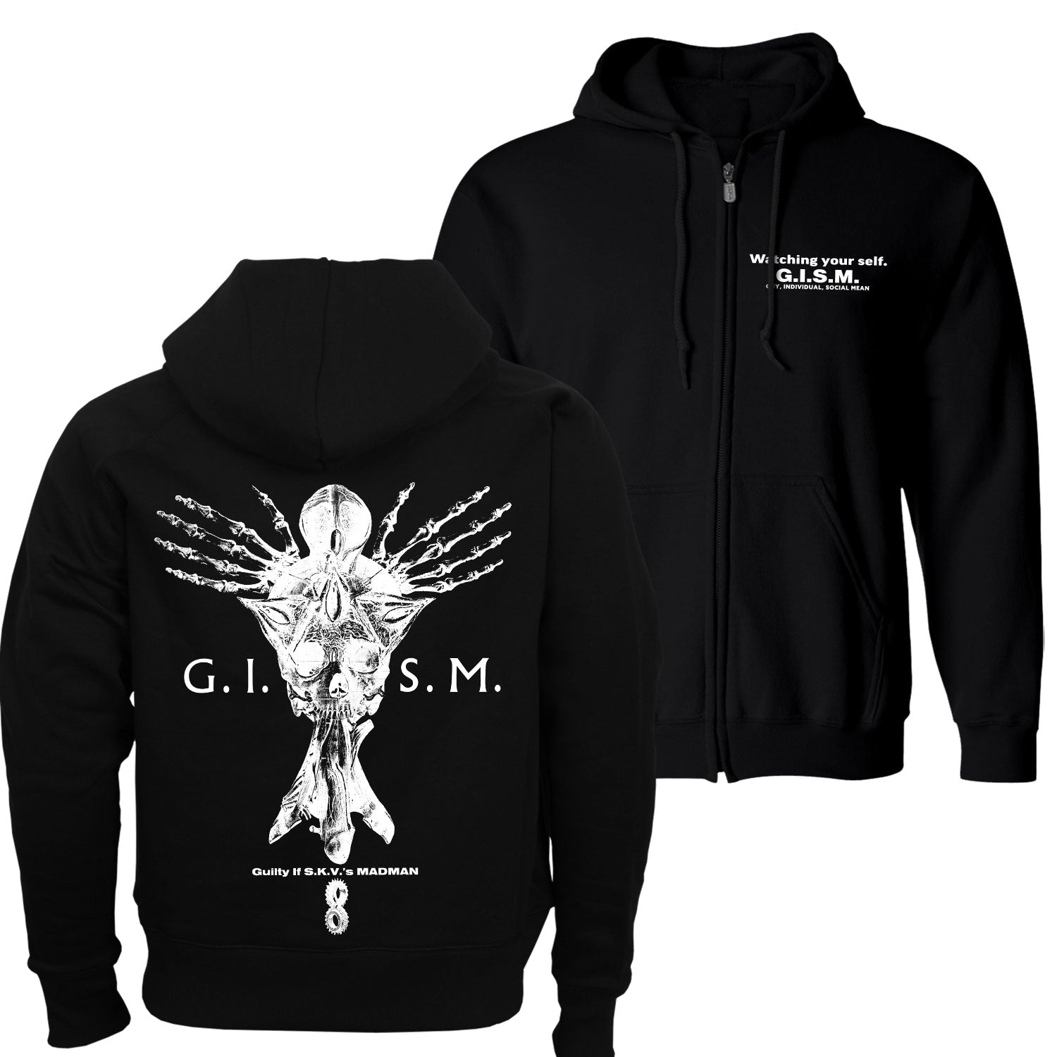 GISM "Skull Wing" Zip Hoodie