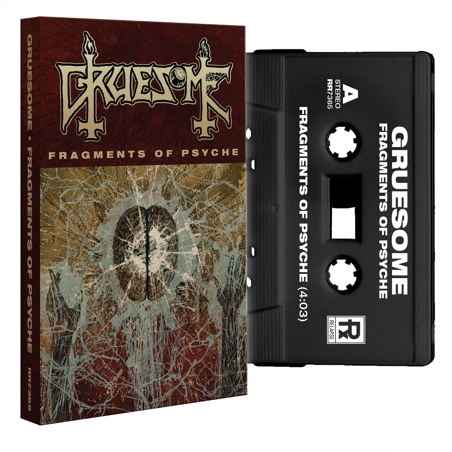 Gruesome "Fragments Of Psyche (Cassingle)" Cassette