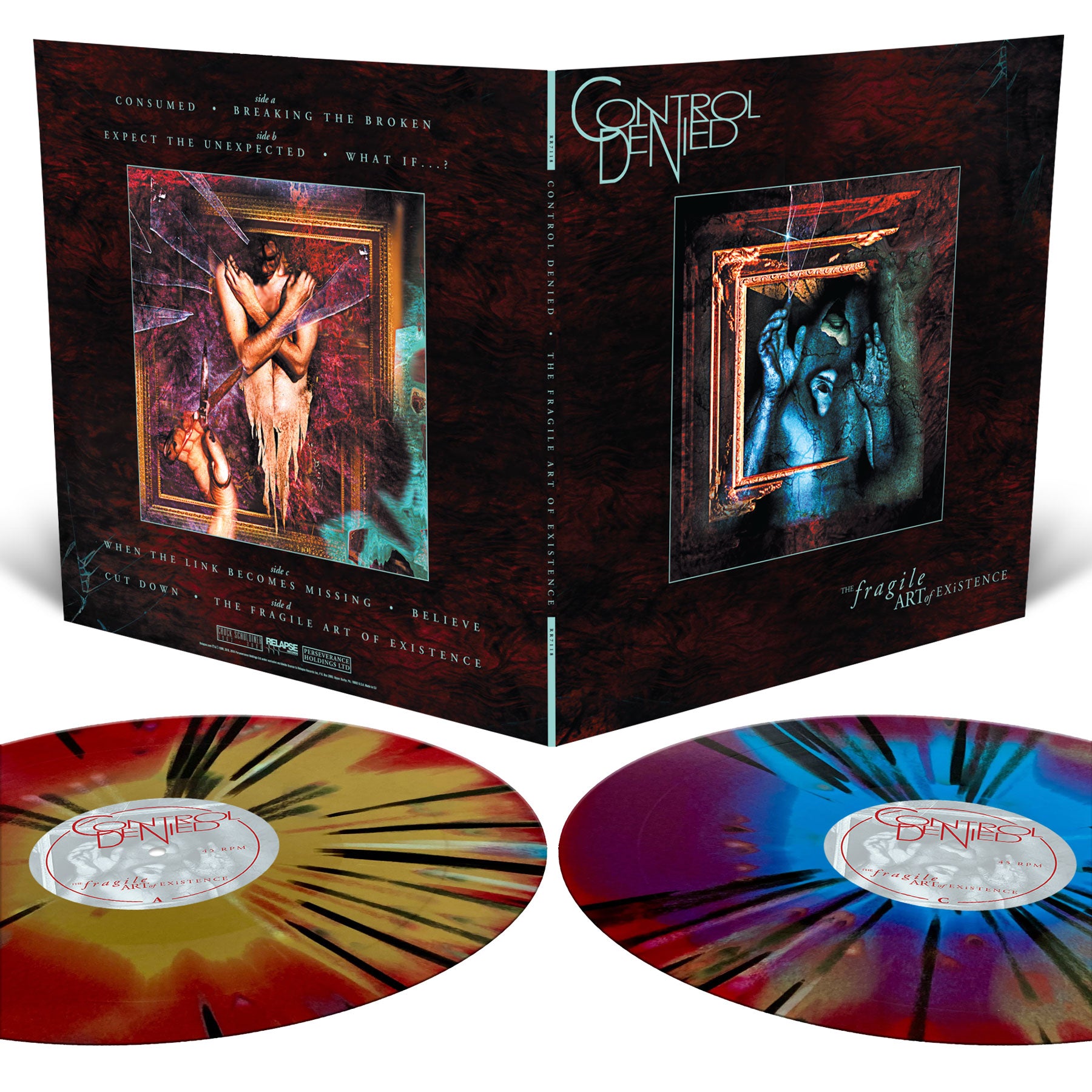 Control Denied "The Fragile Art Of Existence (Reissue)" 2x12"