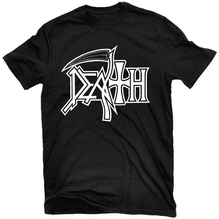 Death "New Logo (White on Black)" T-Shirt